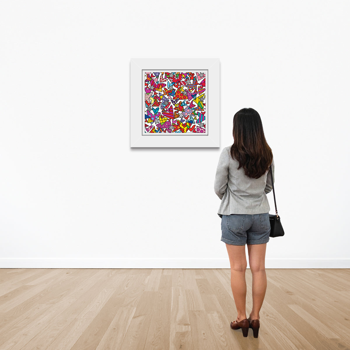 modern pop art blast of love limited edition  vibrant home decor