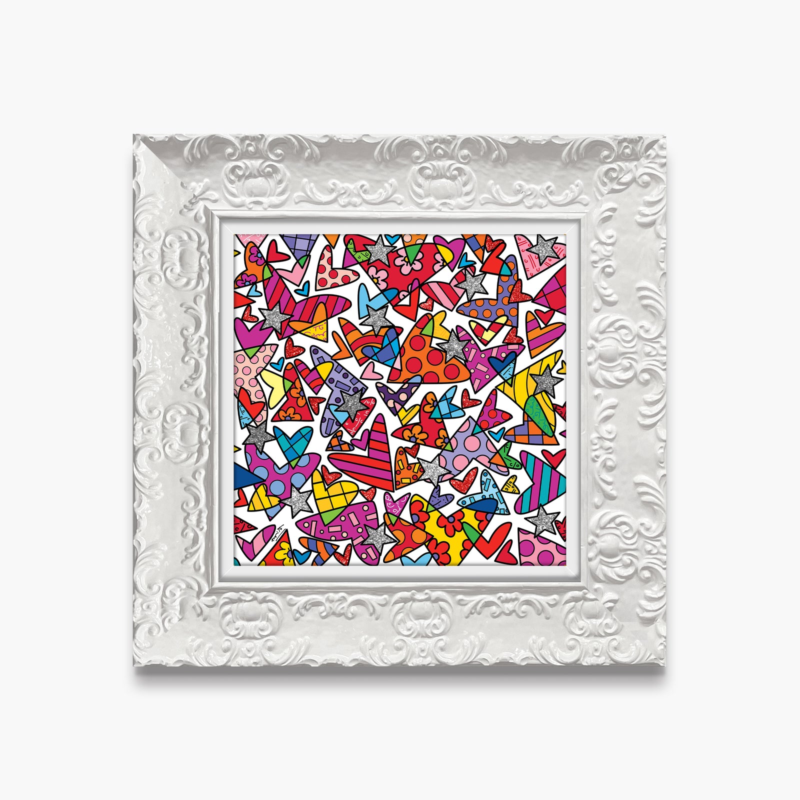 modern pop art blast of love limited edition  vibrant home decor