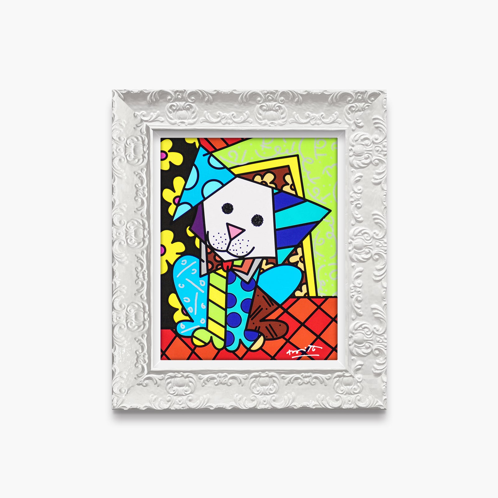 modern pop art coco limited edition print  vibrant home decor