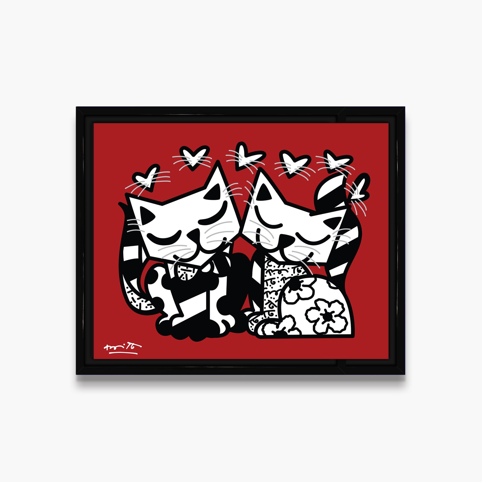 Cats Romance - Limited Edition Print