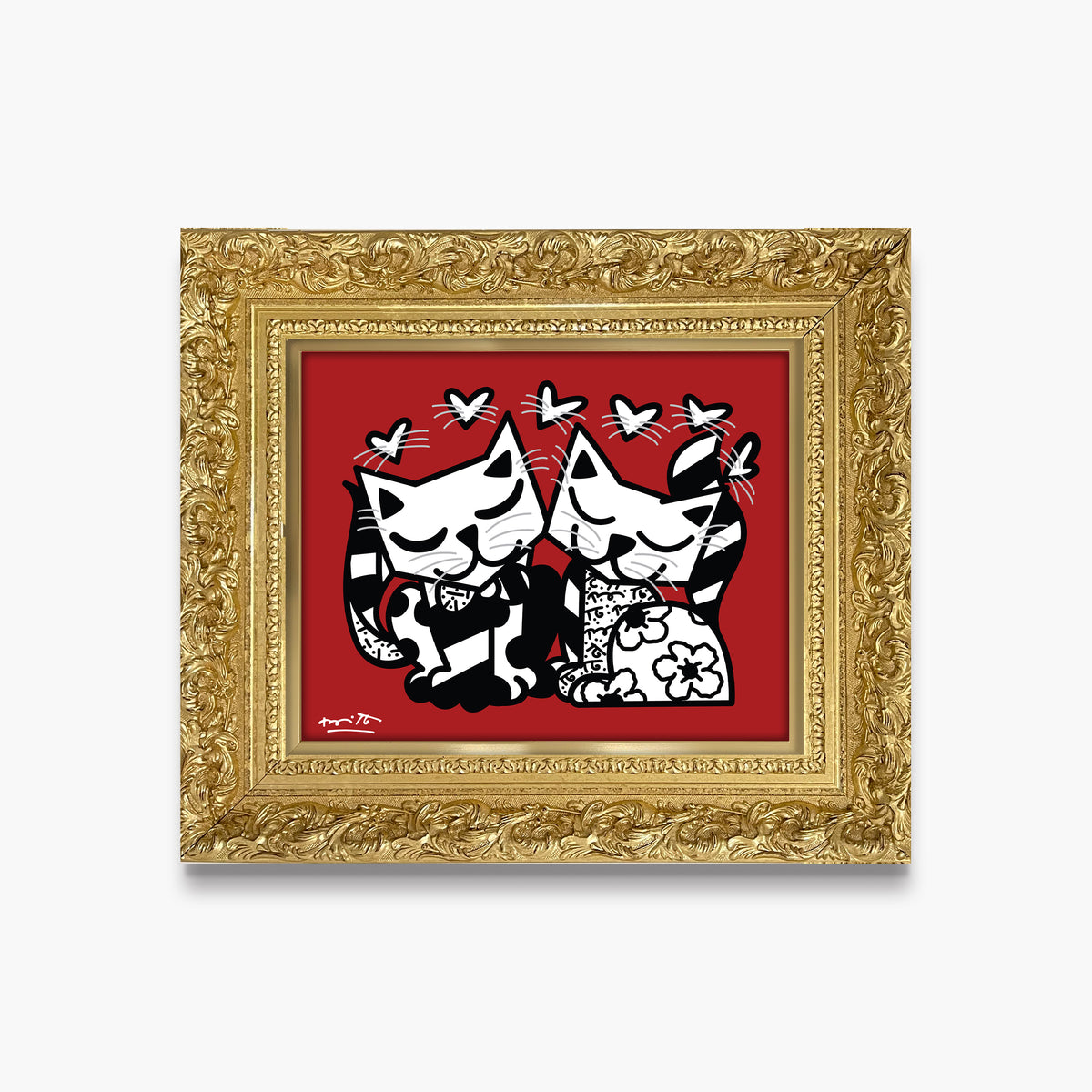 Cats Romance - Limited Edition Print