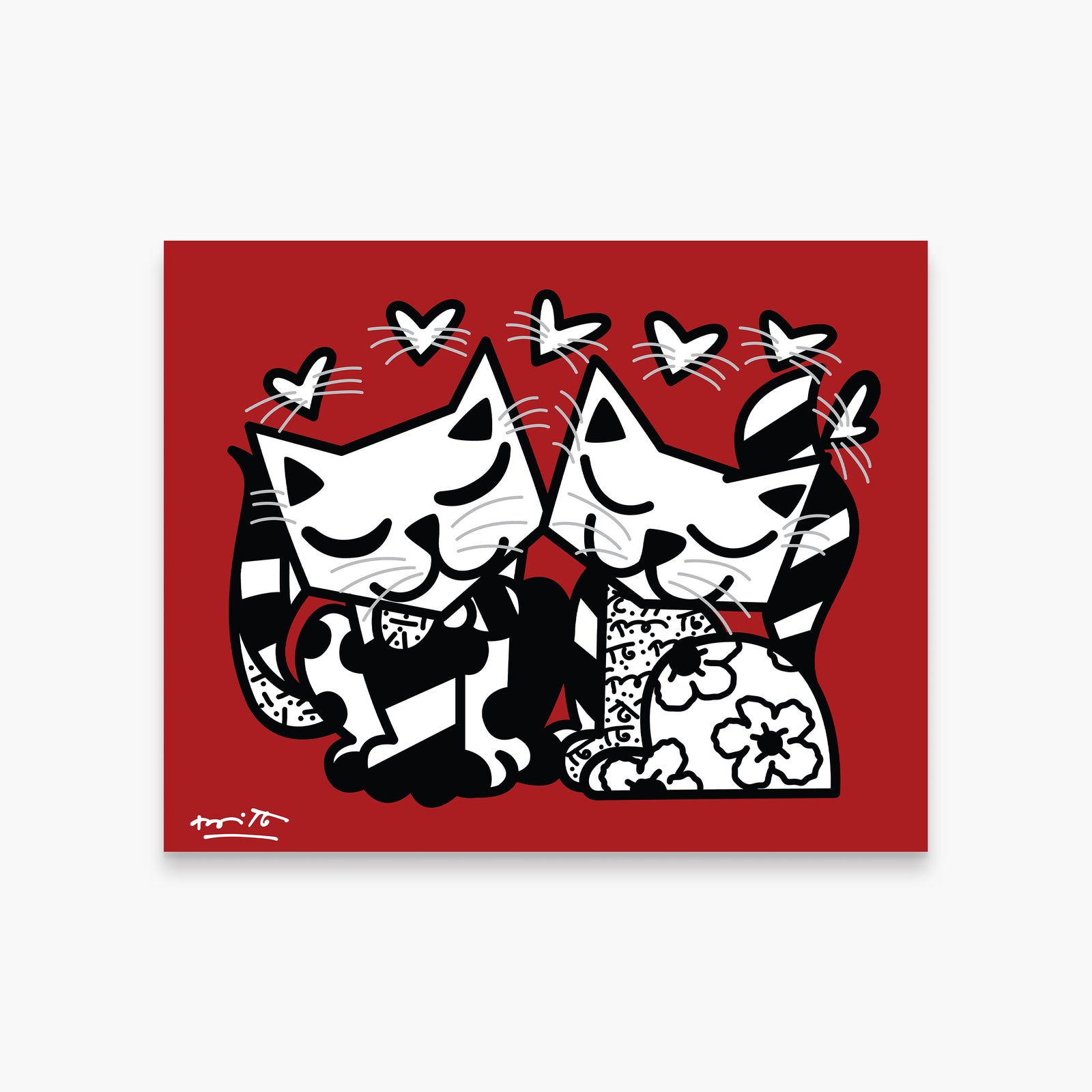 Cats Romance - Limited Edition Print
