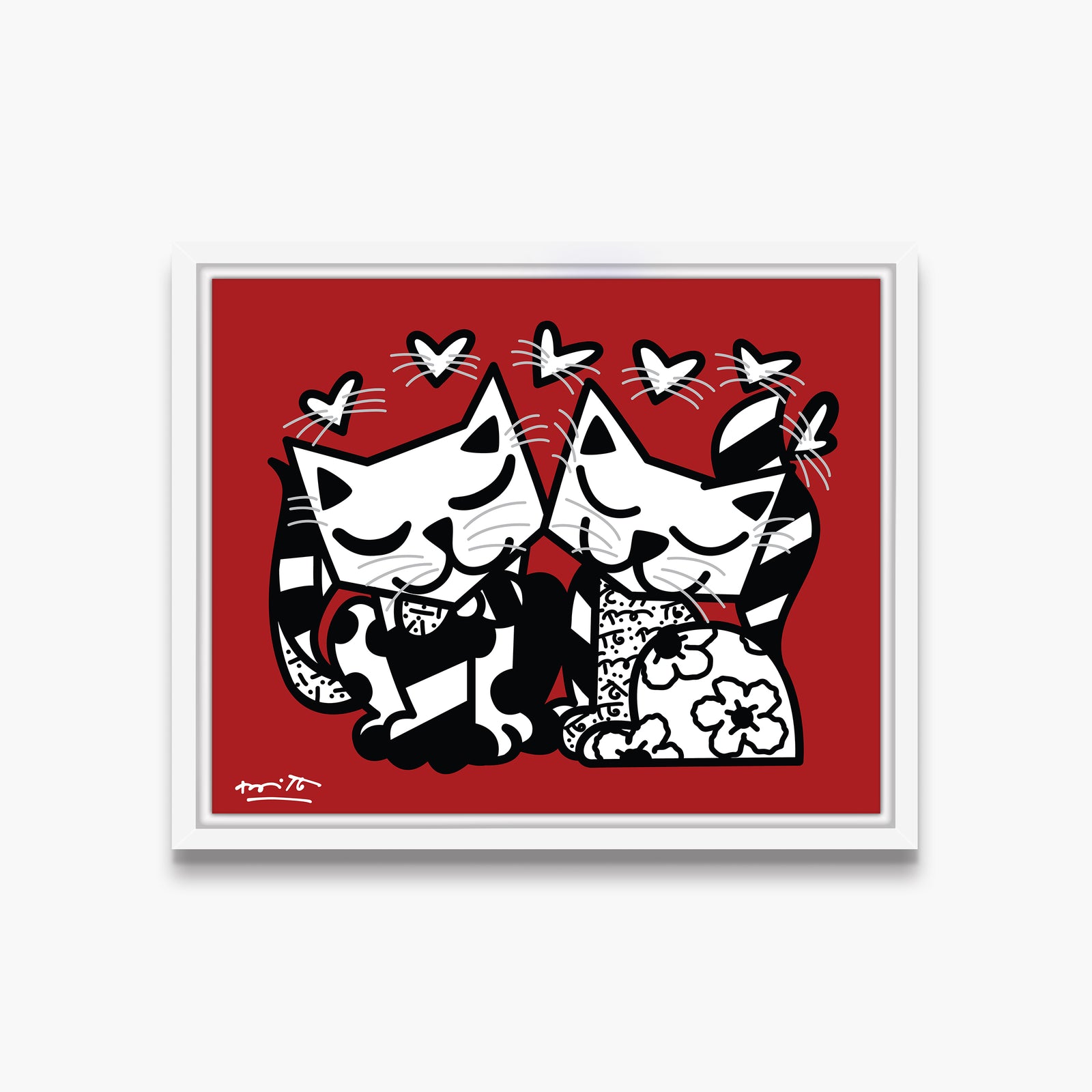 Cats Romance - Limited Edition Print