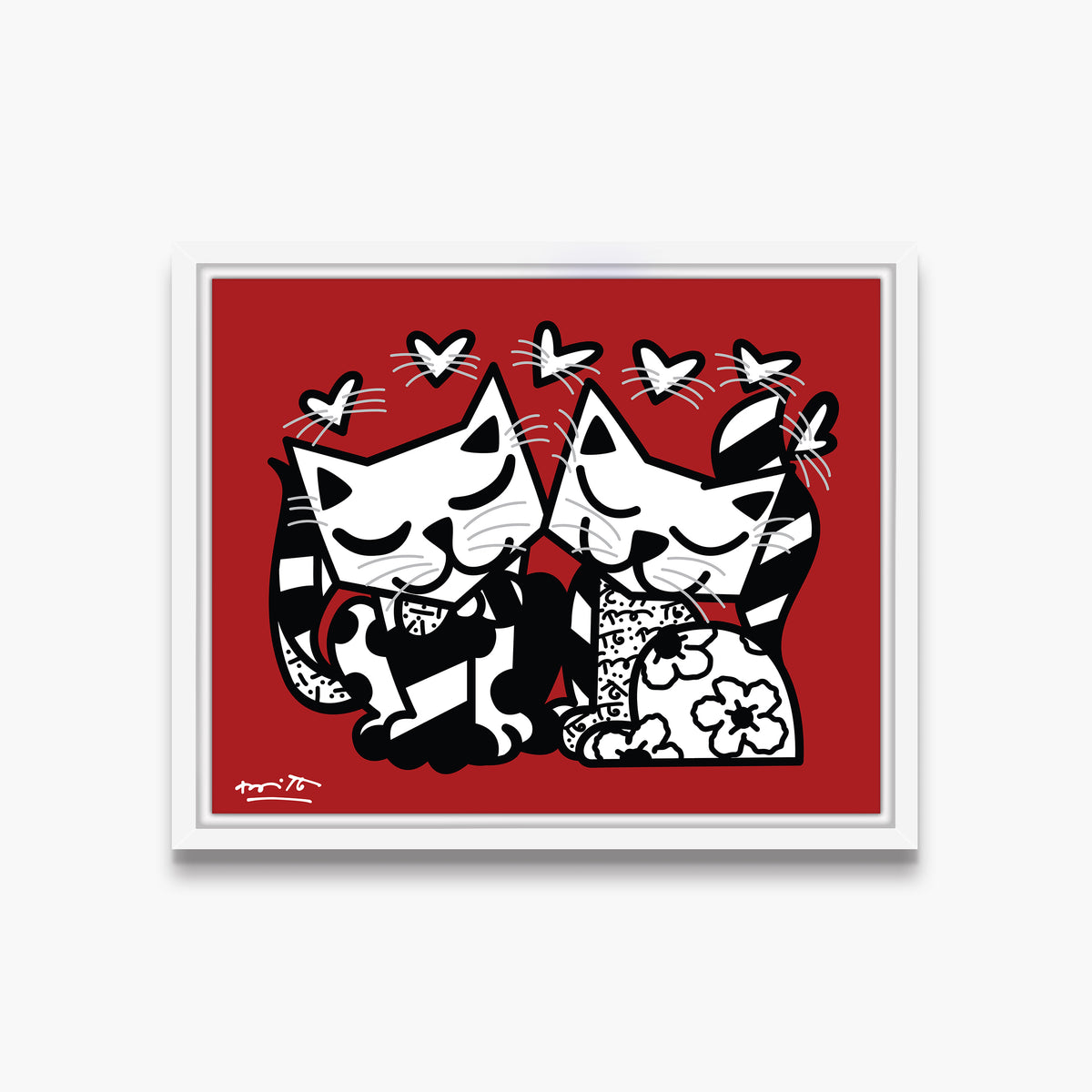Cats Romance - Limited Edition Print