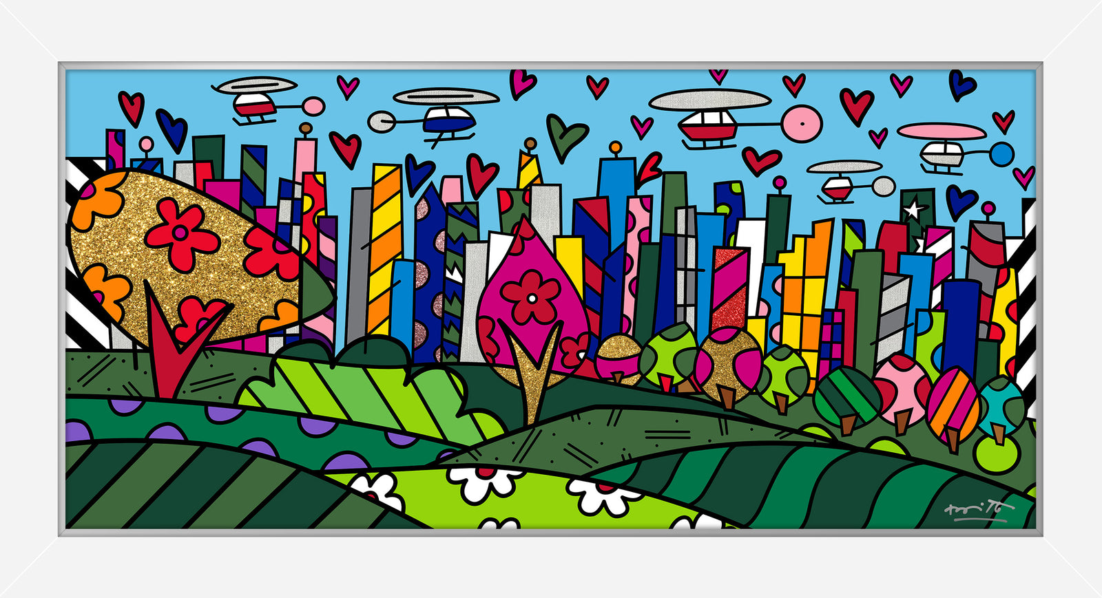 sao paulo limited edition print  artistic colorful design collectible