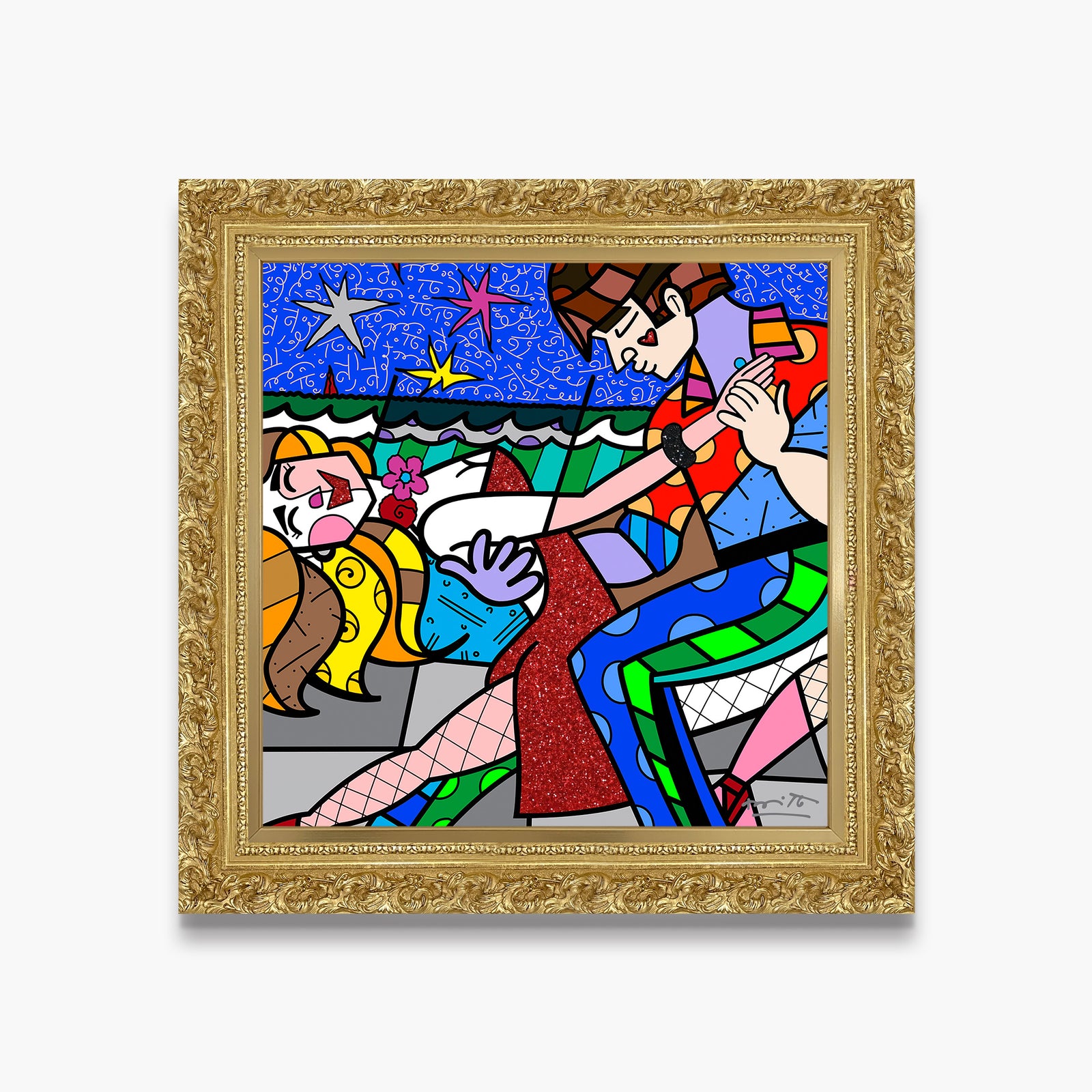 modern pop art all night long limited edition  vibrant home decor
