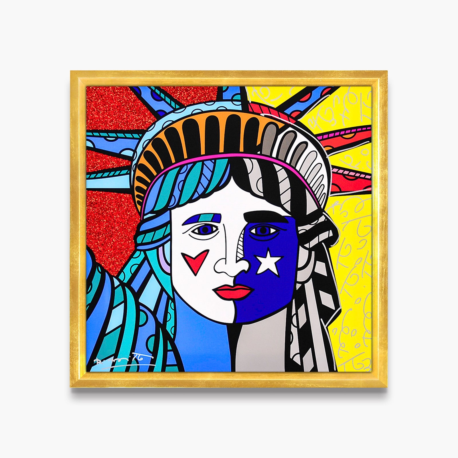ms america limited edition print  artistic colorful design collectible