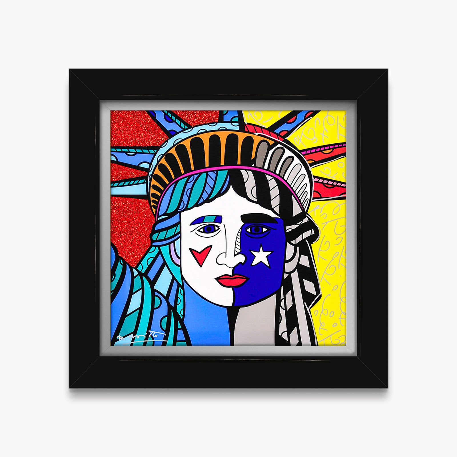 ms america limited edition print  artistic colorful design collectible