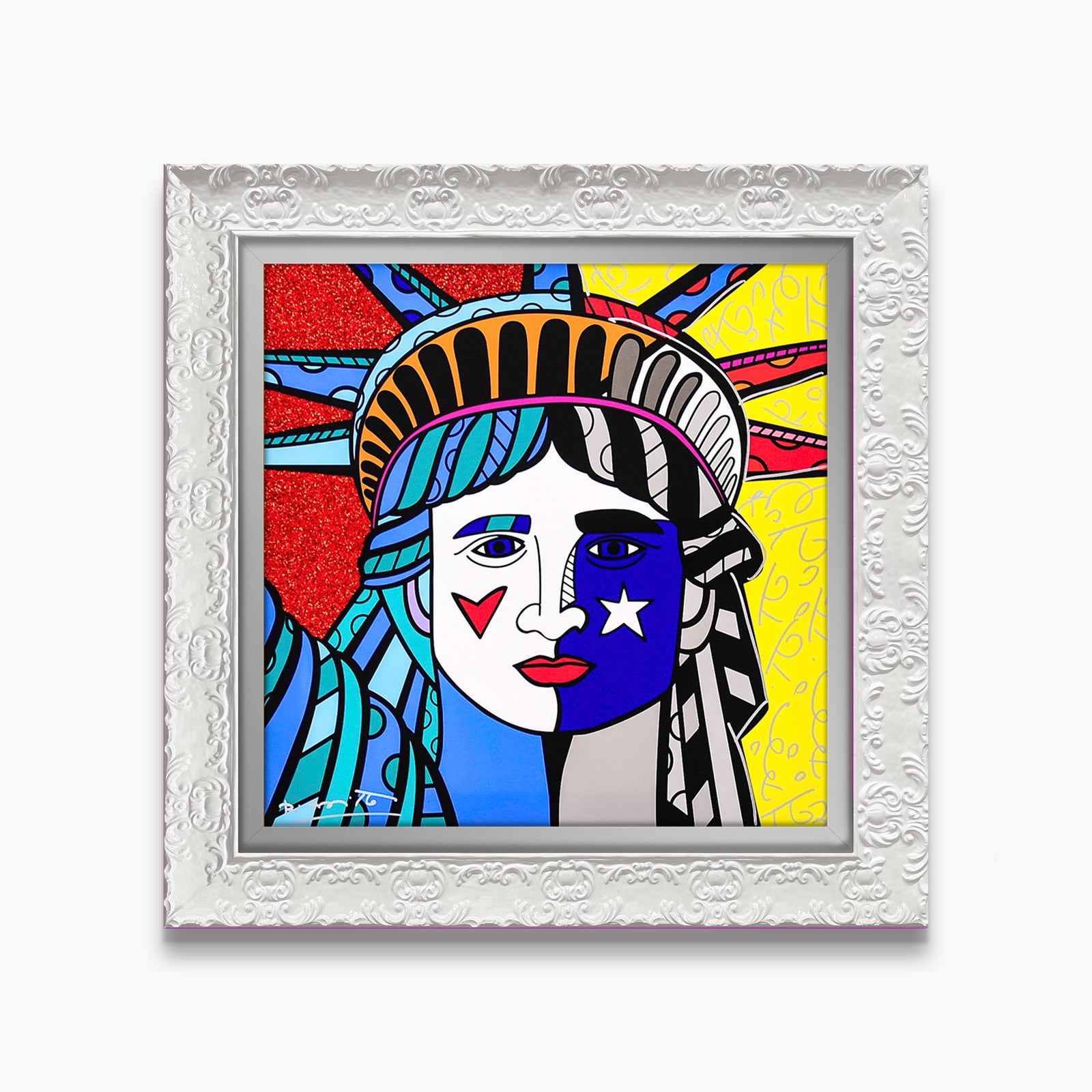 ms america limited edition print  artistic colorful design collectible