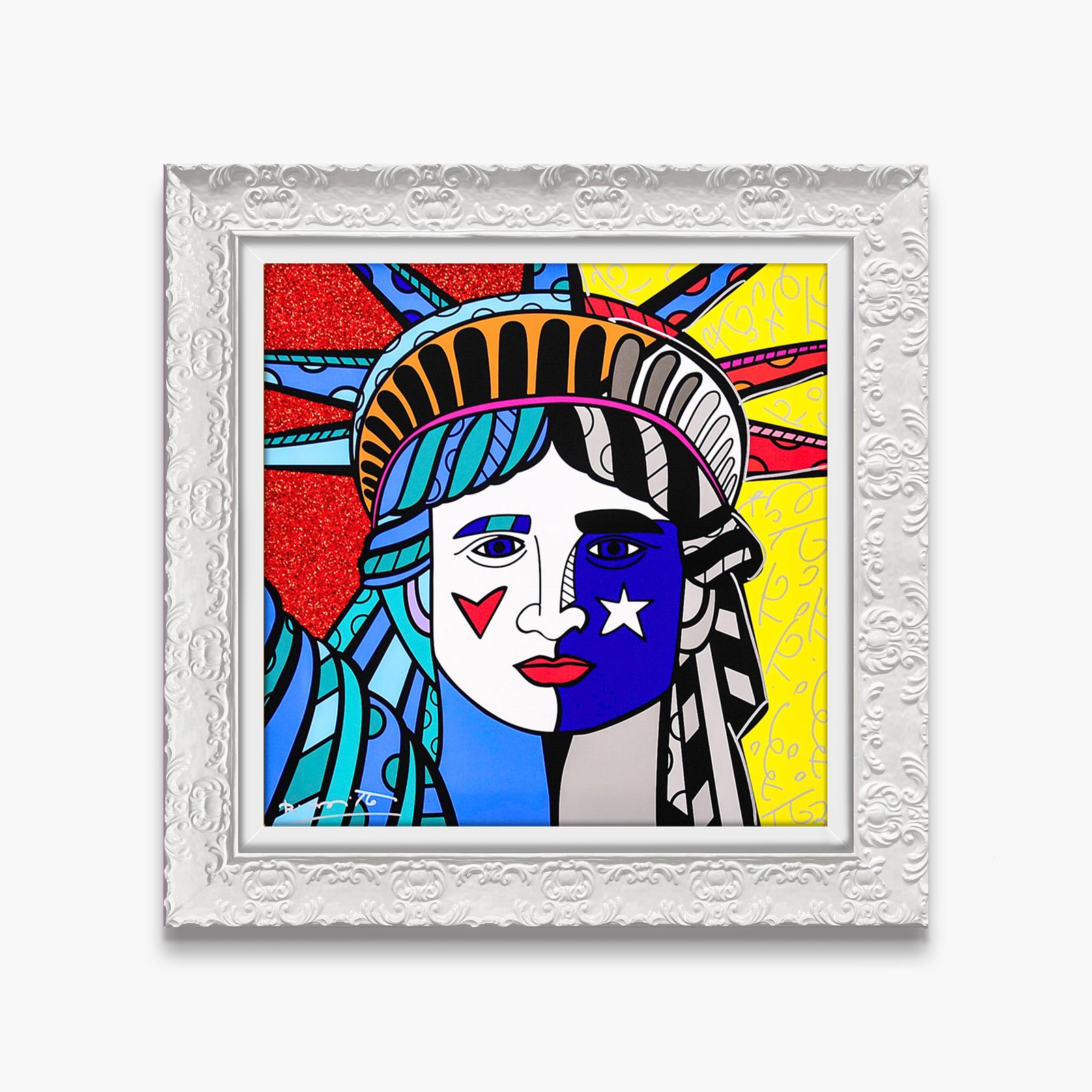 modern pop art ms america limited edition print  vibrant home decor