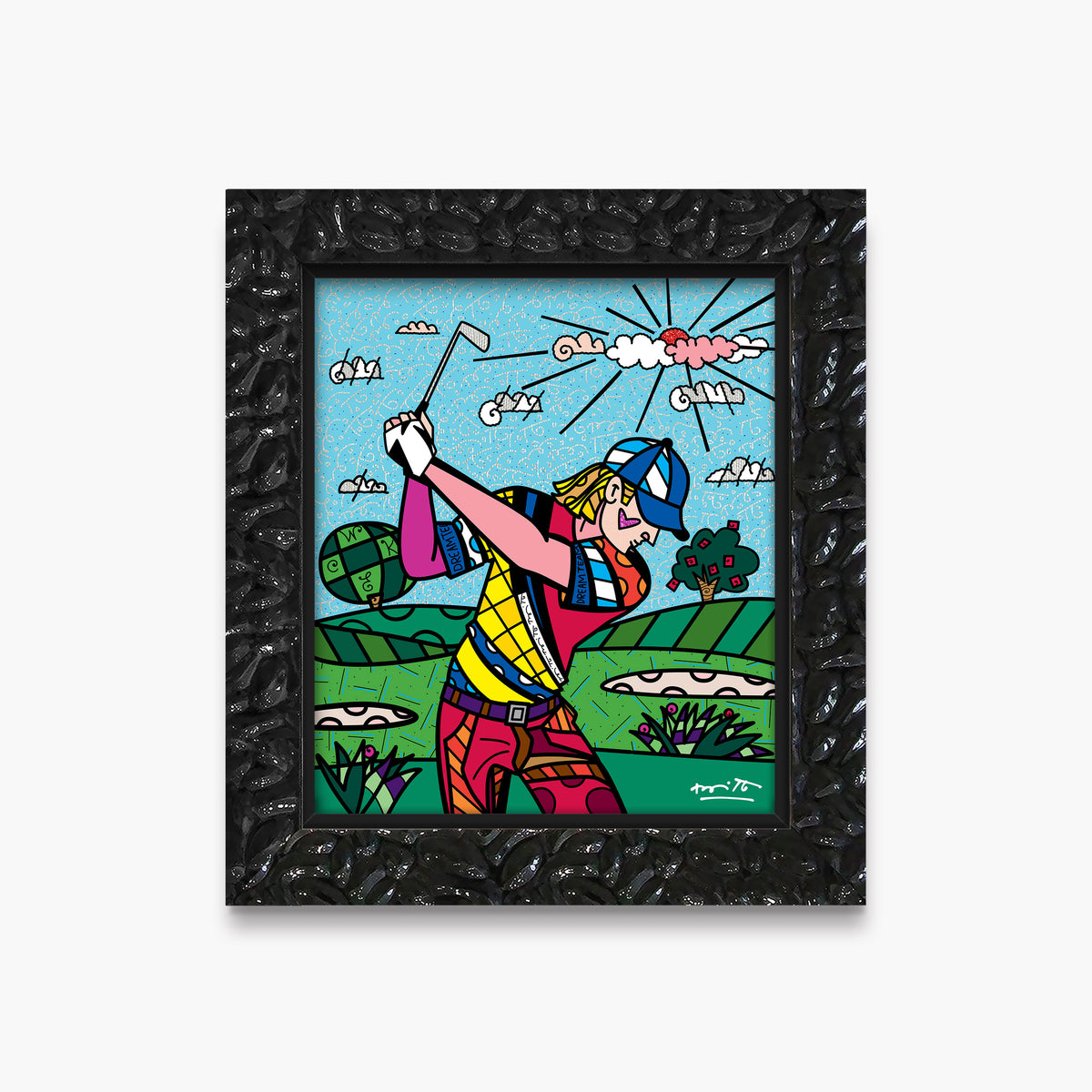 Romero Britto colins dream day limited edition  contemporary pop art piece