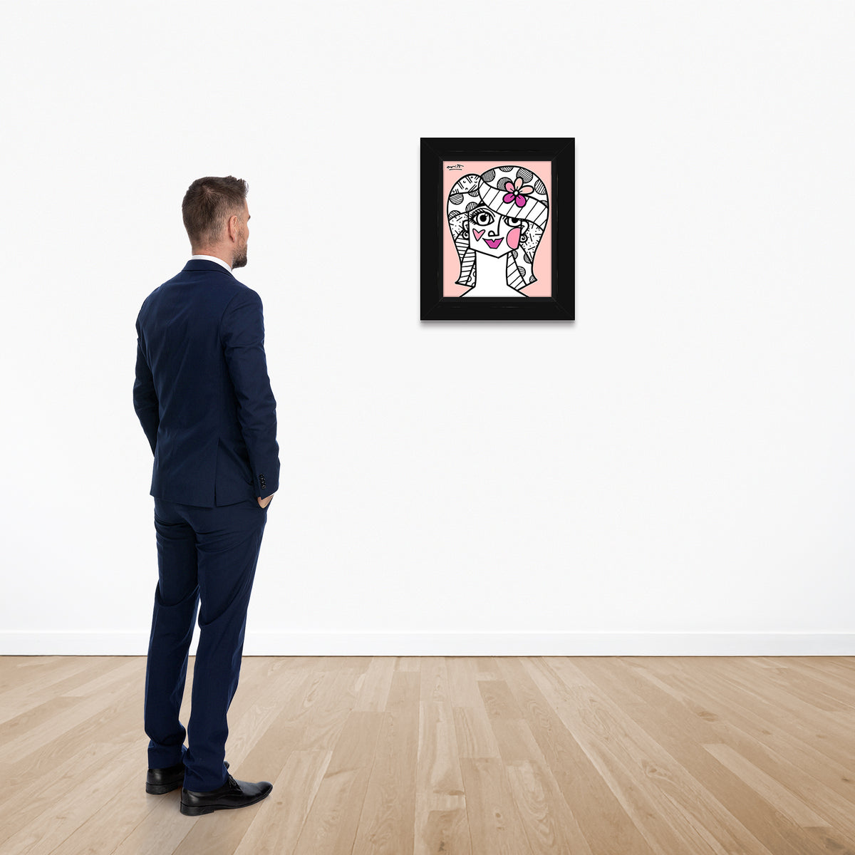 hair do limited edition print  colorful decorative collectible gift idea