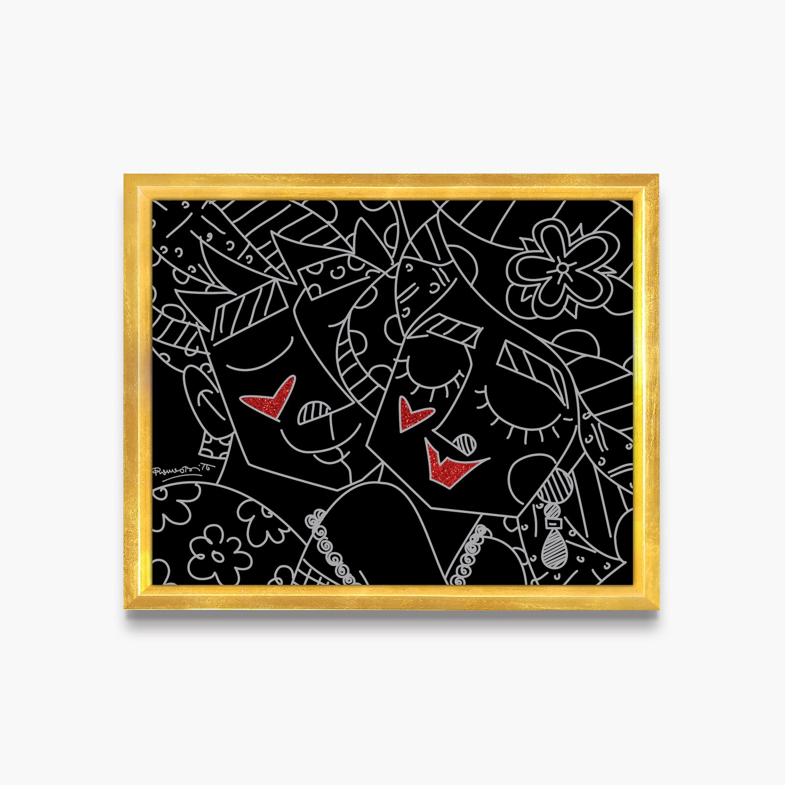 carinho limited edition print  artistic colorful design collectible