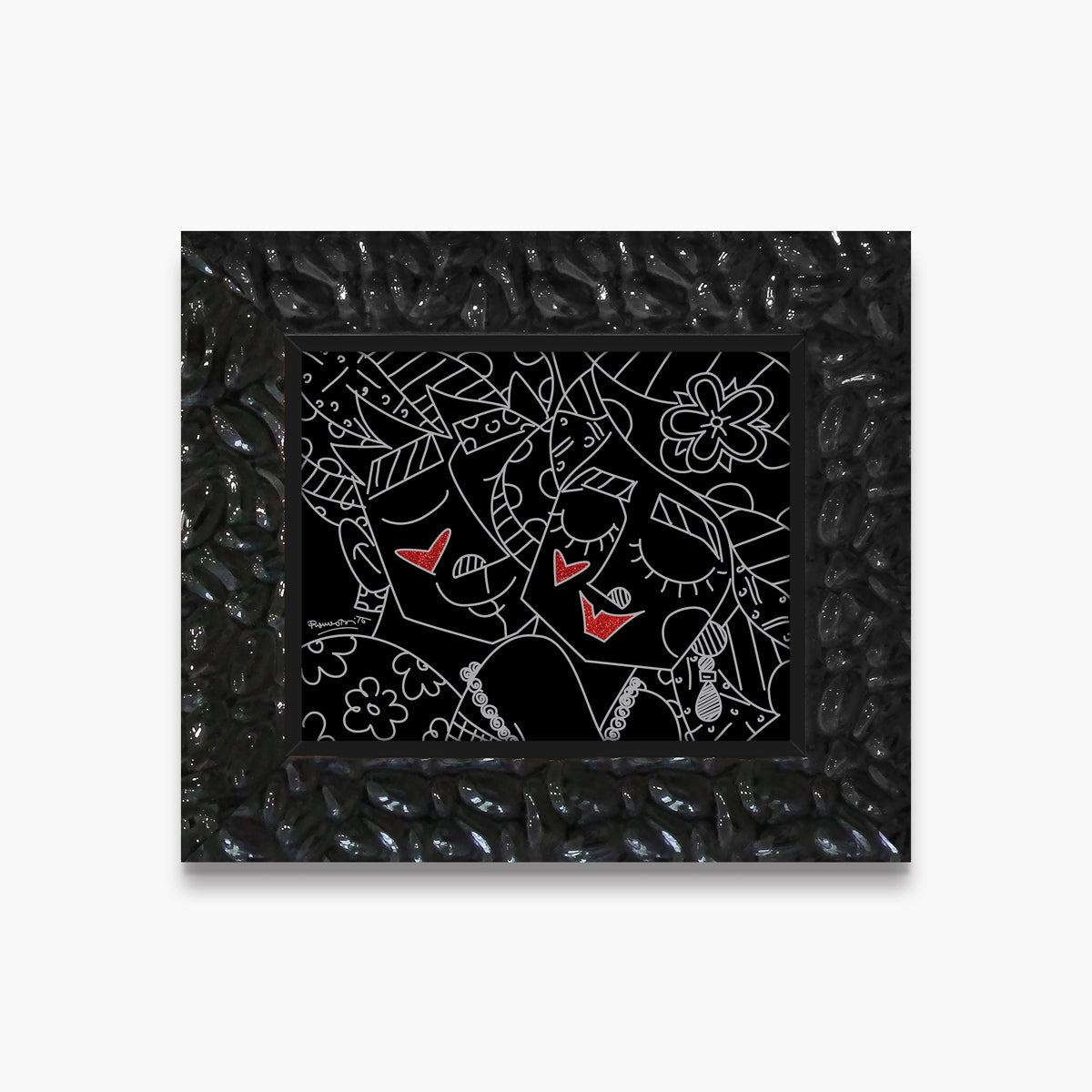 modern pop art carinho limited edition print  vibrant home decor