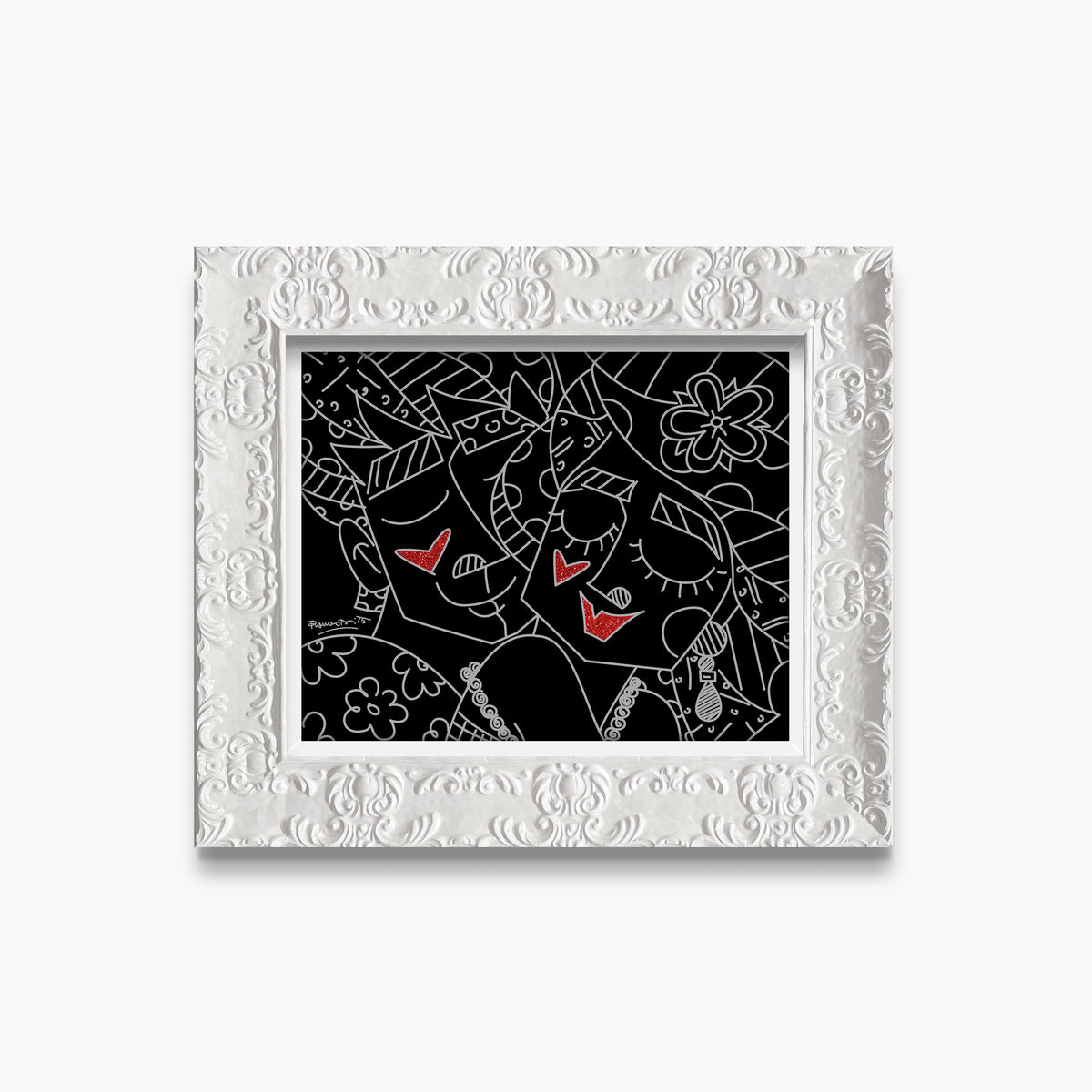 modern pop art carinho limited edition print  vibrant home decor