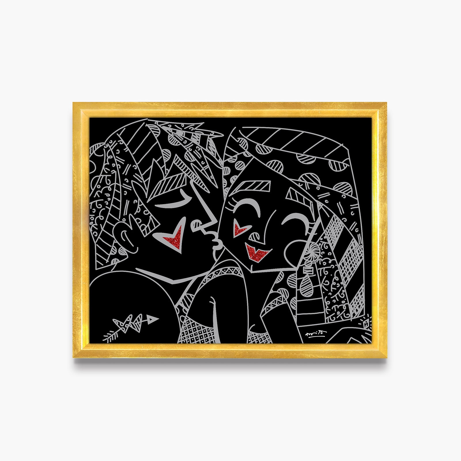 modern pop art lights off limited edition print  vibrant home decor