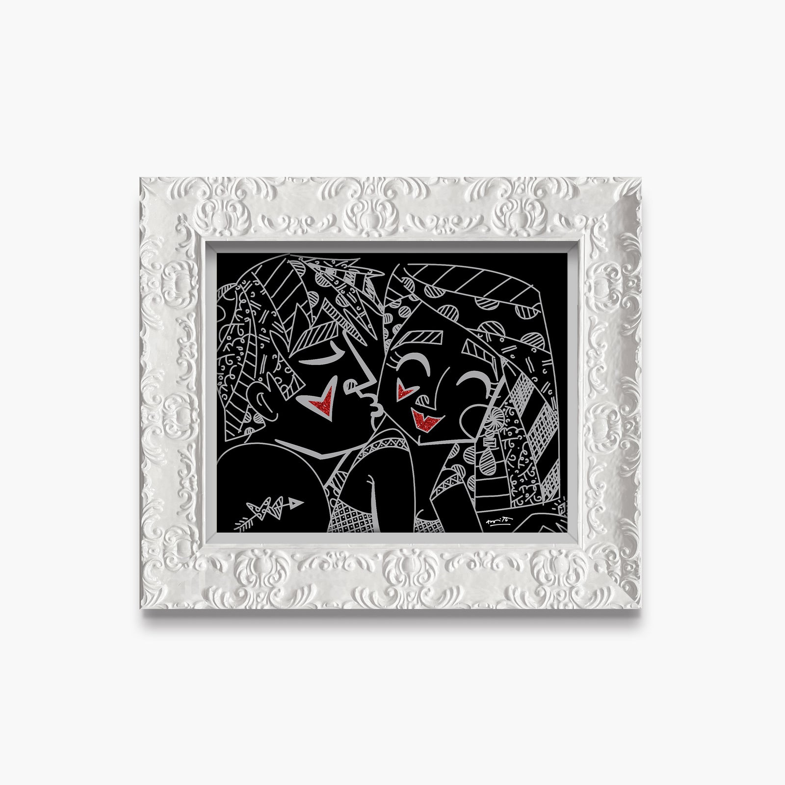 modern pop art lights off limited edition print  vibrant home decor