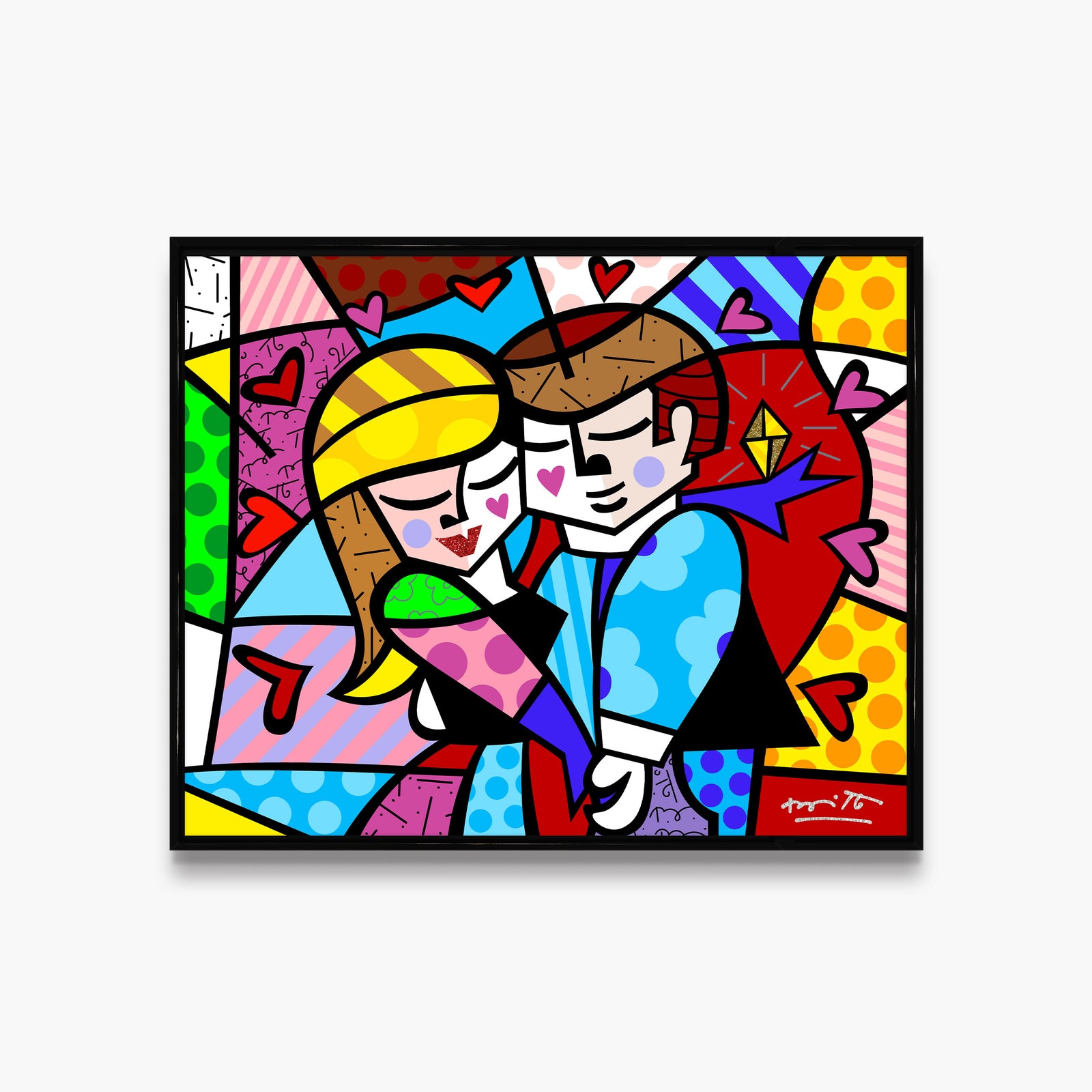 modern pop art yes limited edition print  vibrant home decor