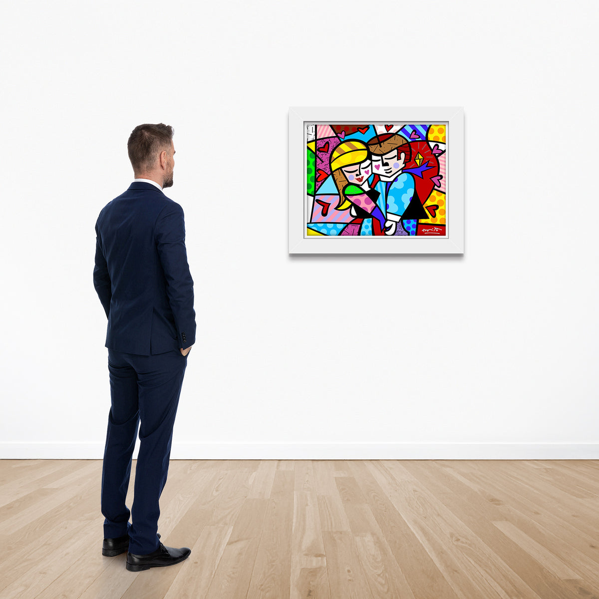 modern pop art yes limited edition print  vibrant home decor