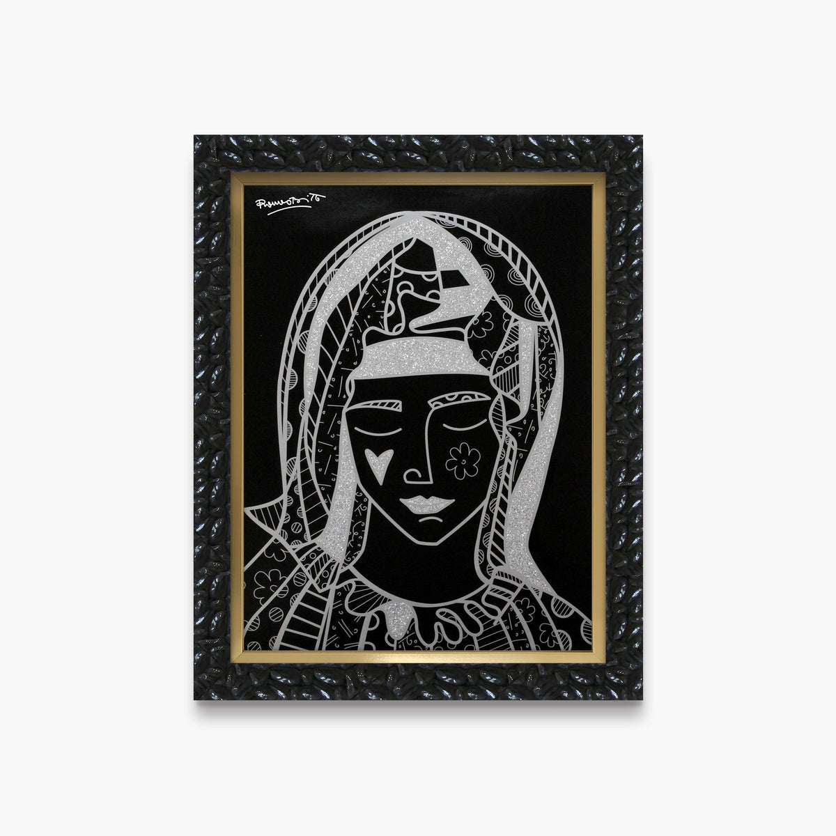 mother silver limited edition print  artistic colorful design collectible