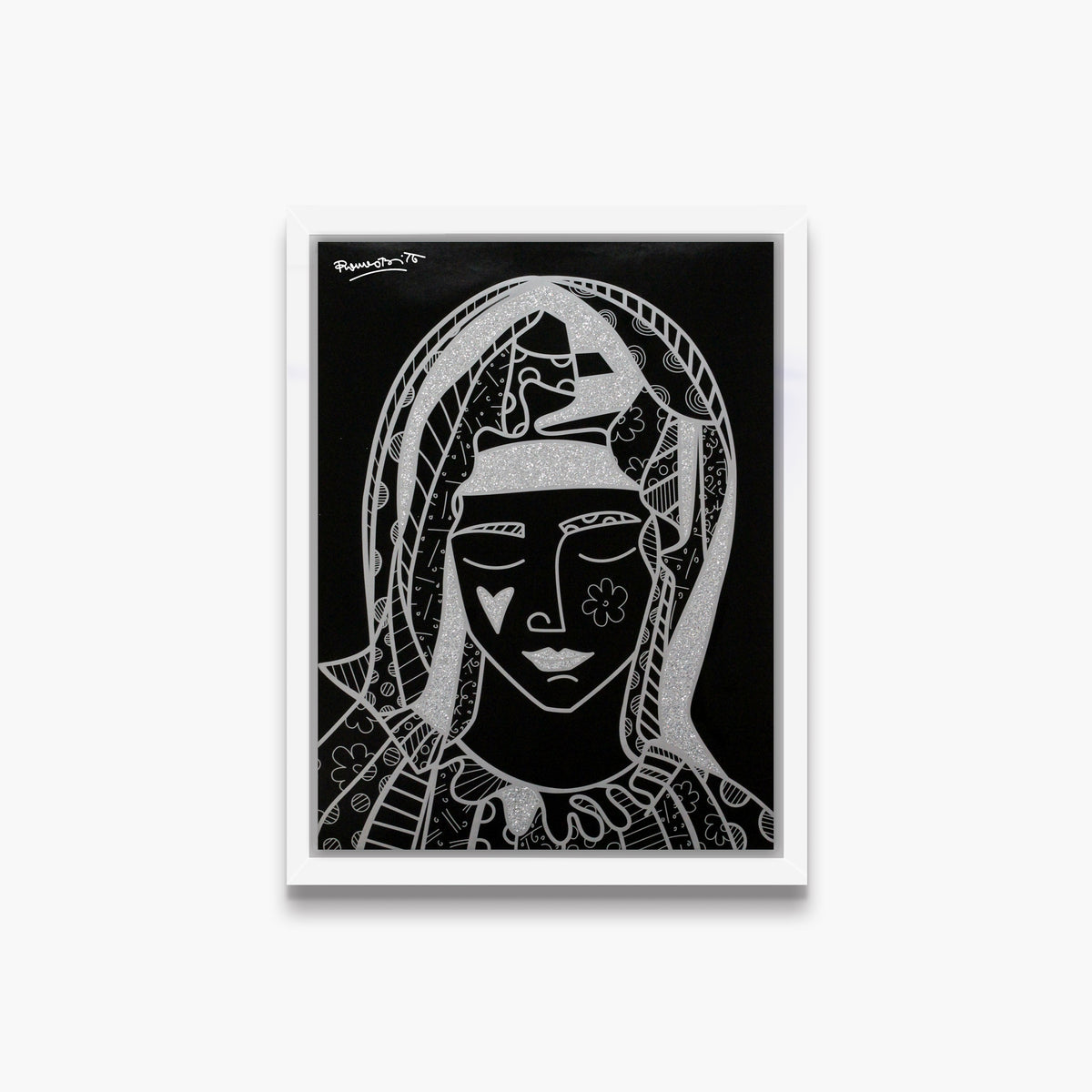 mother silver limited edition print  artistic colorful design collectible