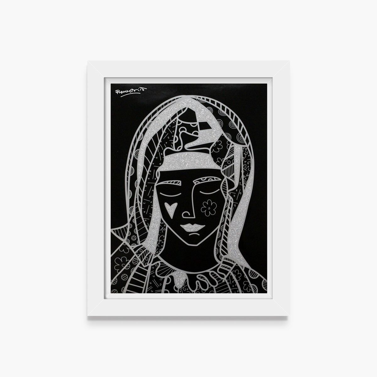 mother silver limited edition print  colorful decorative collectible gift idea