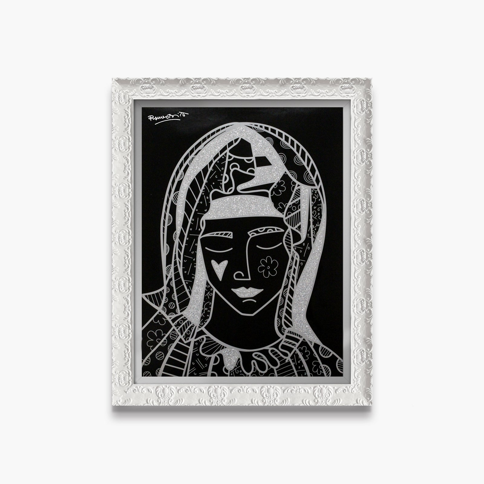 mother silver limited edition print  colorful decorative collectible gift idea