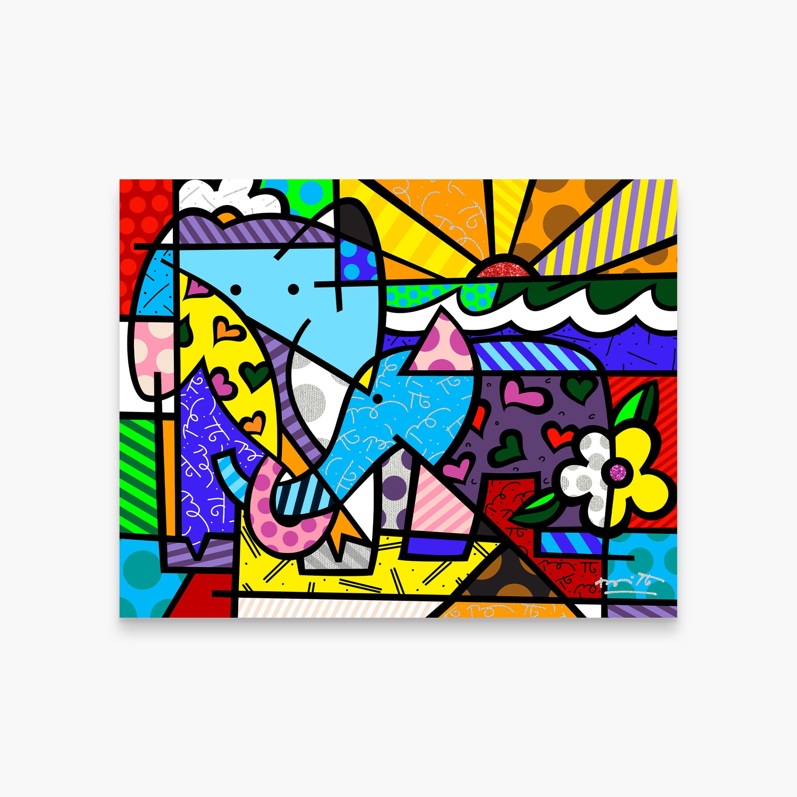 Big Love Elephants - Limited Edition Print