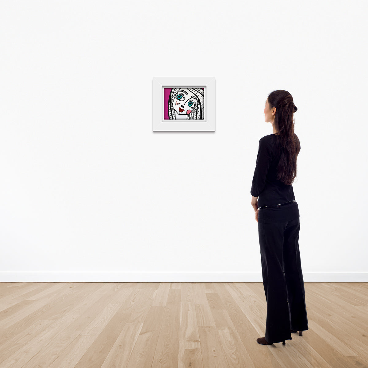 modern pop art ok honey limited edition print  vibrant home decor