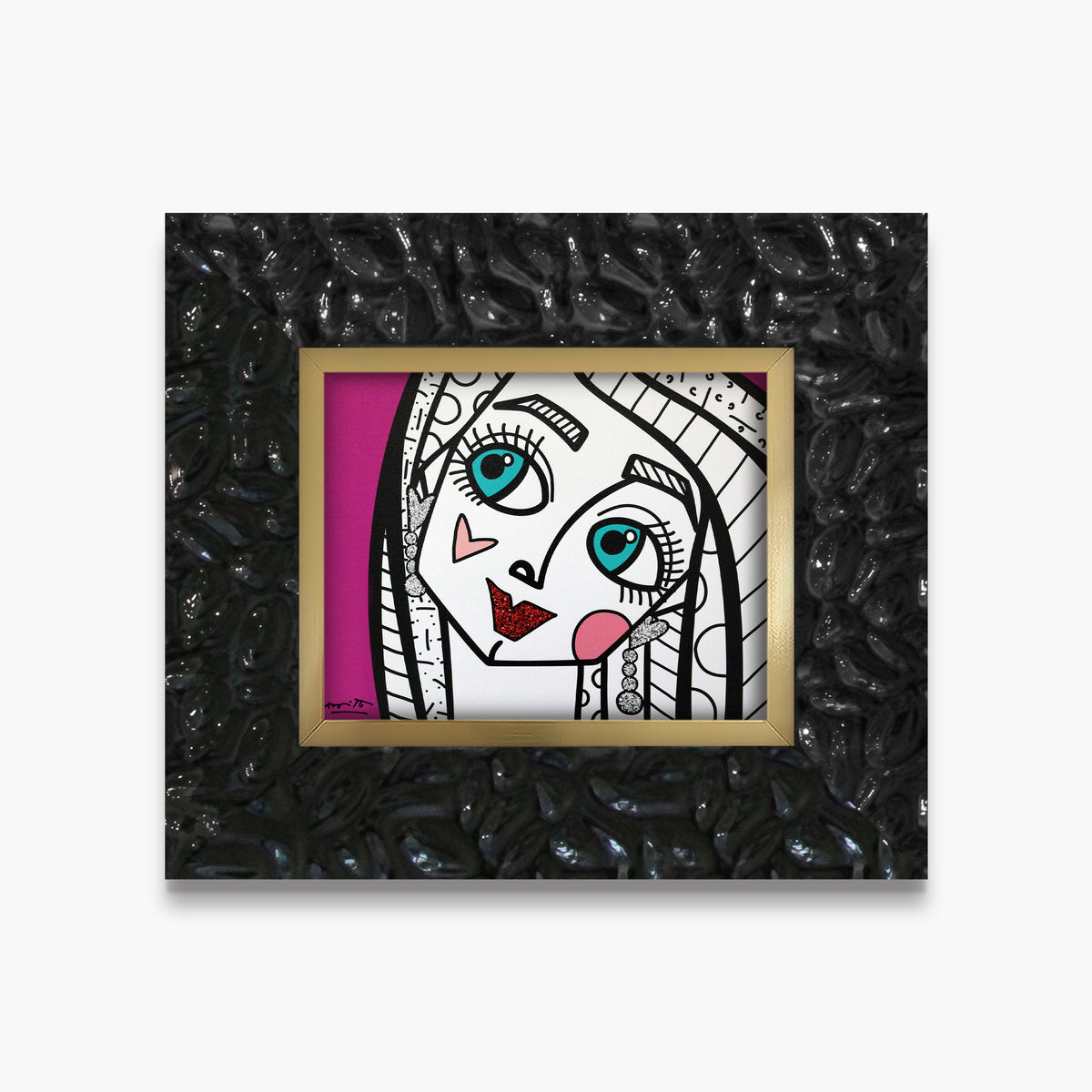 ok honey limited edition print  artistic colorful design collectible