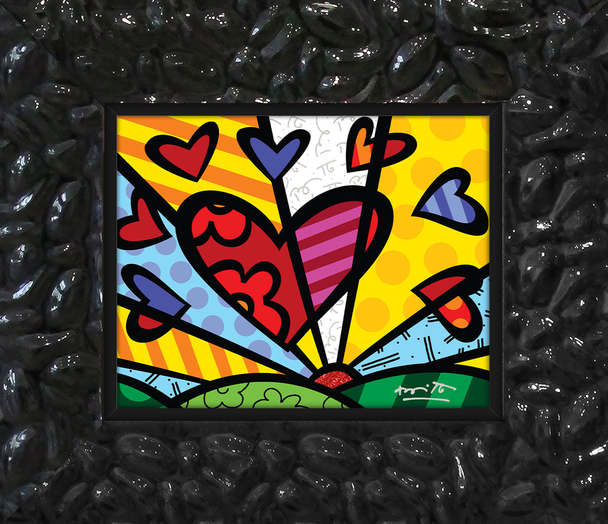 modern pop art new day limited edition print  vibrant home decor