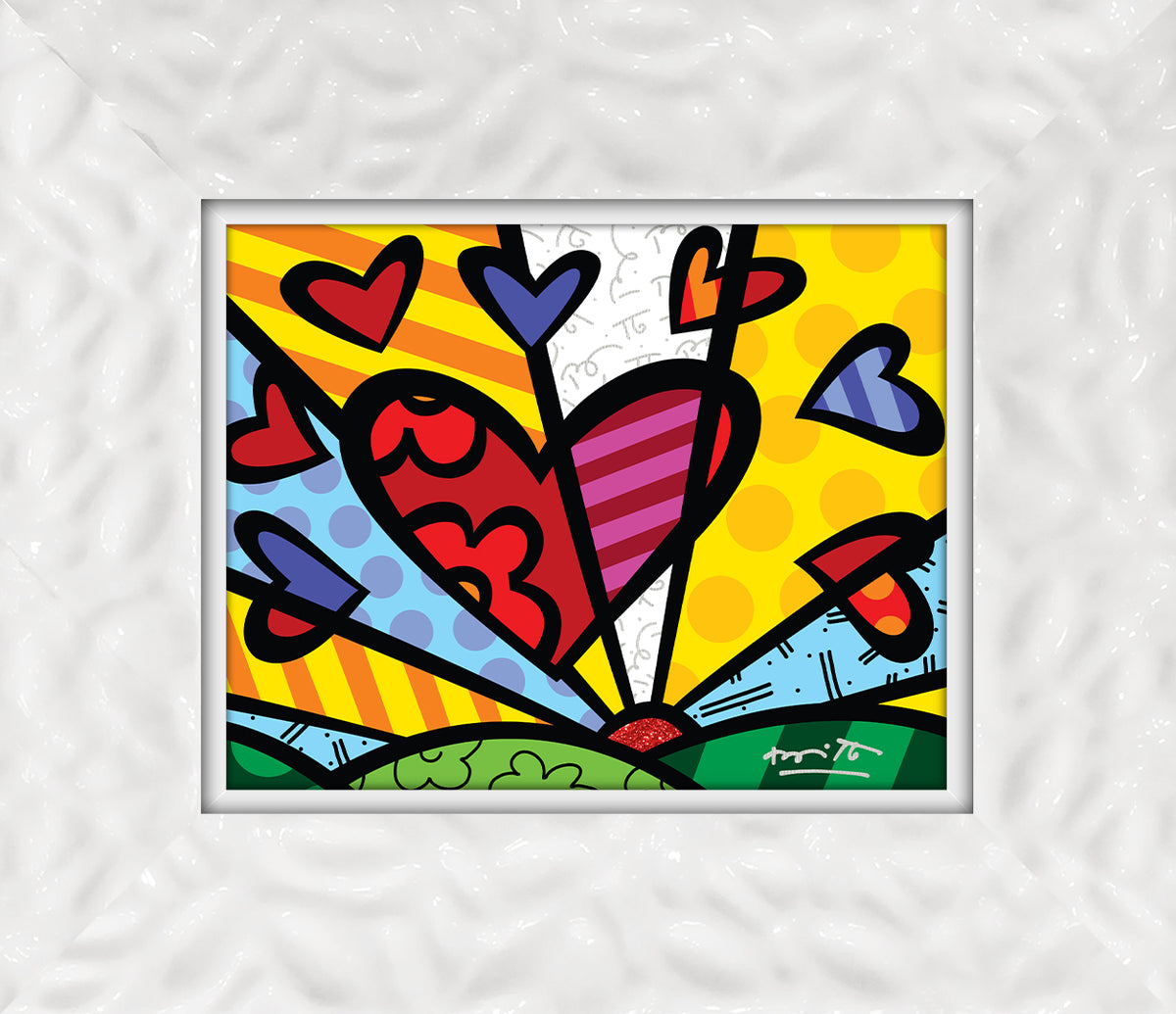 modern pop art new day limited edition print  vibrant home decor