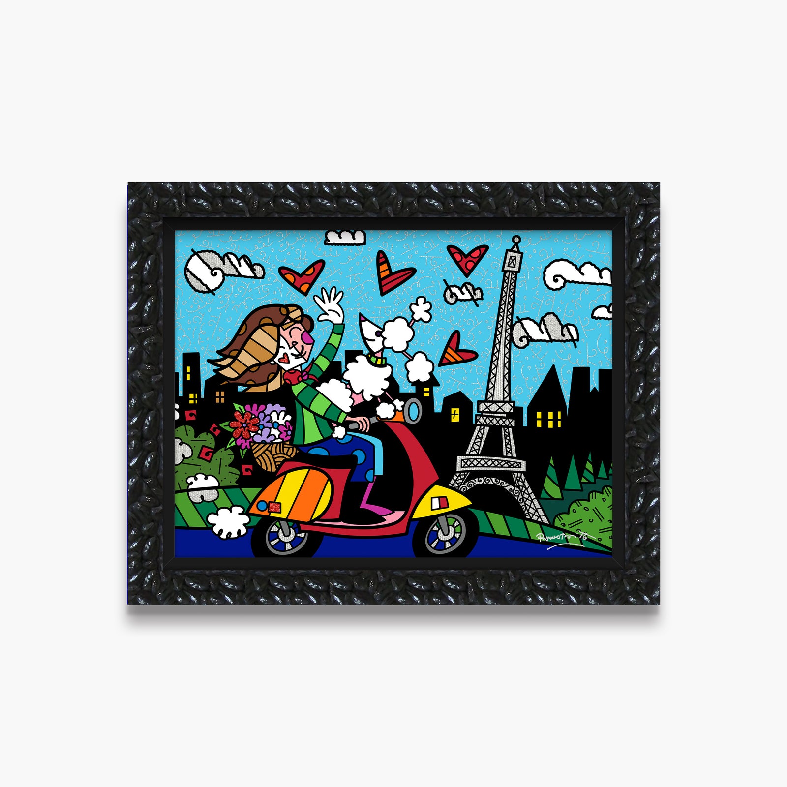 love paris limited edition print  colorful decorative collectible gift idea