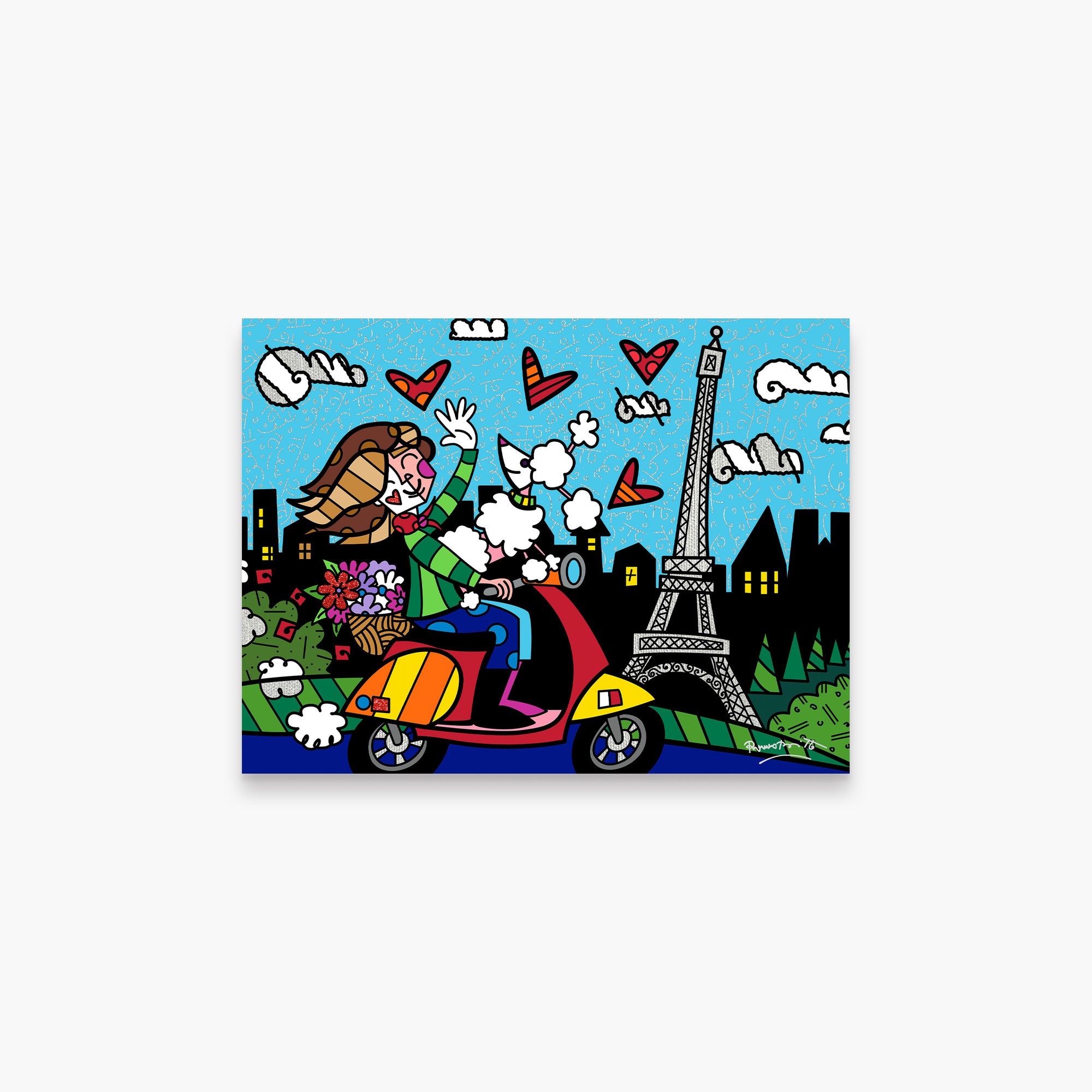 Love Paris - Limited Edition Print - Shop Britto