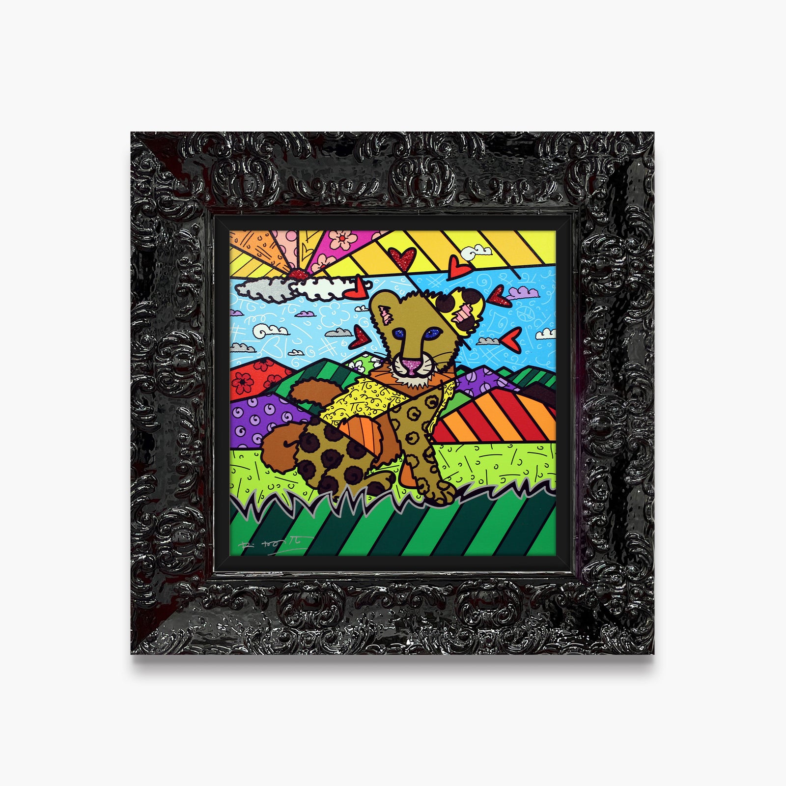 modern pop art karma limited edition print  vibrant home decor