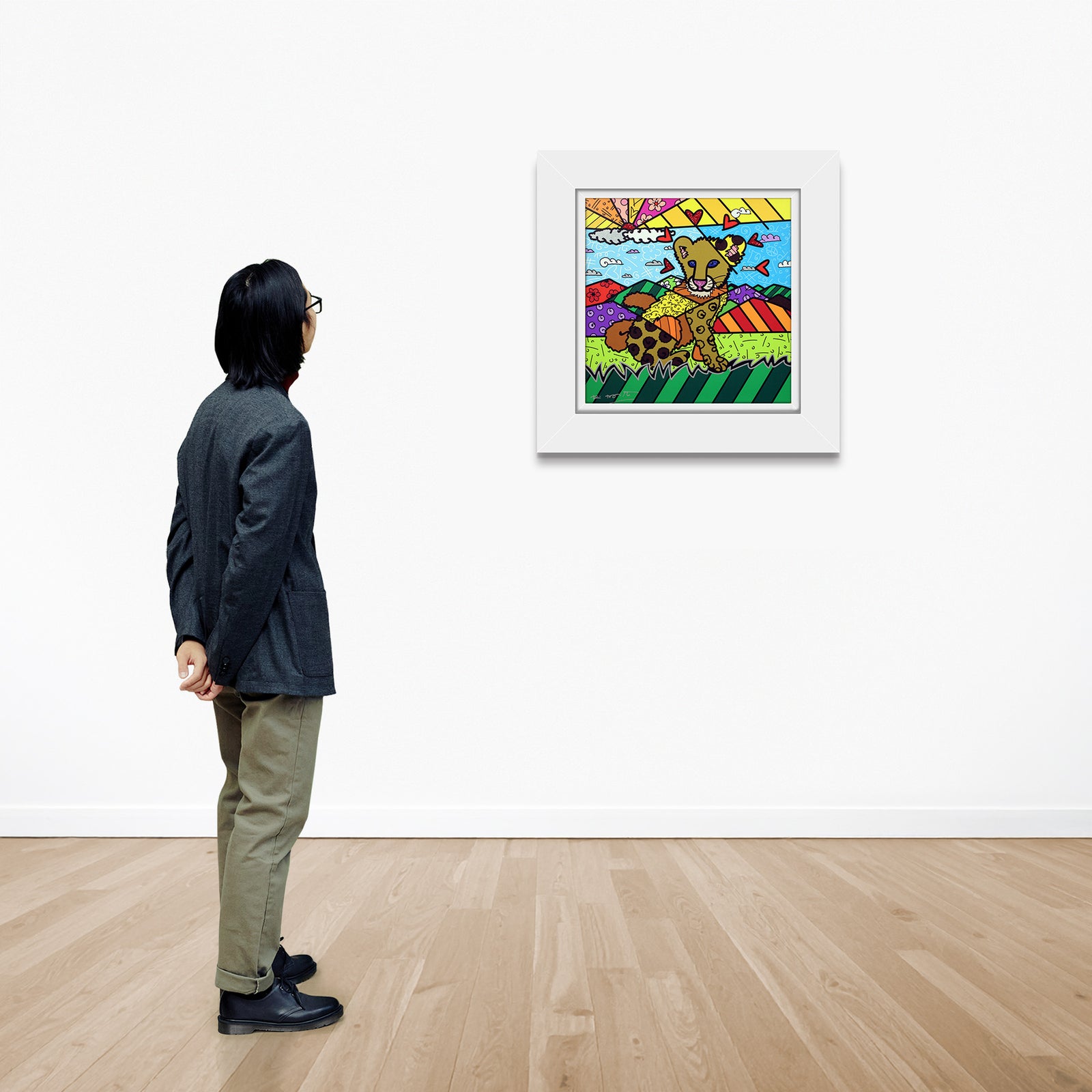 modern pop art karma limited edition print  vibrant home decor