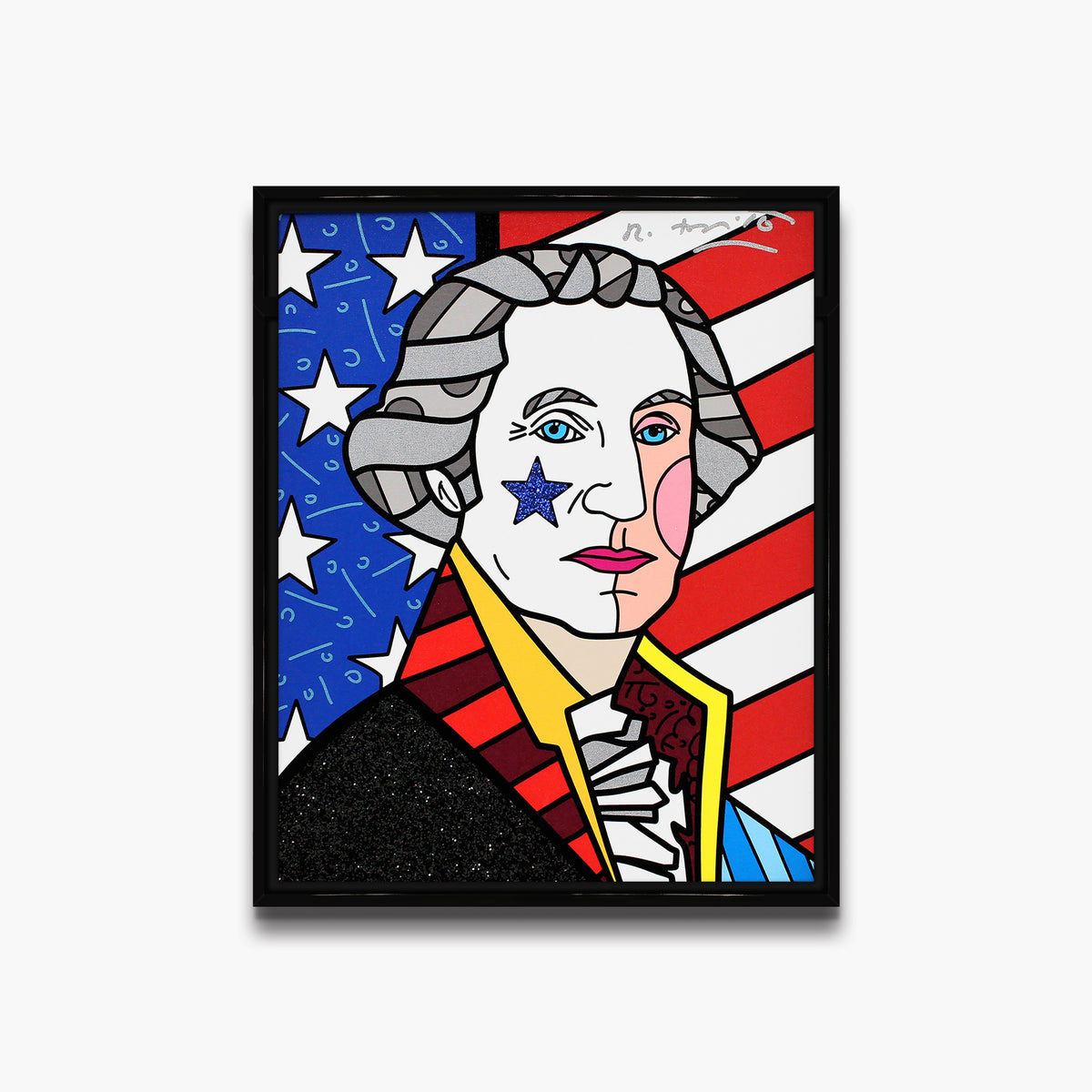 george washington limited edition print  colorful decorative collectible gift idea