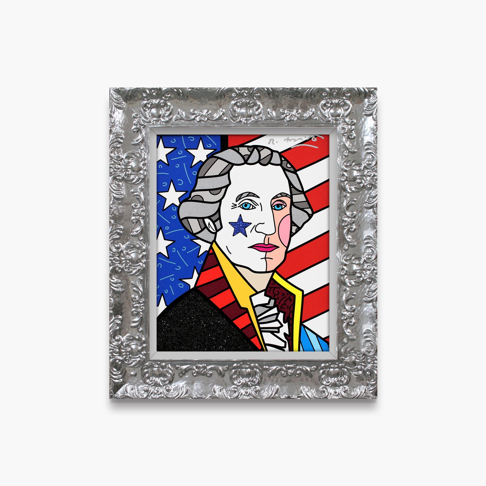 george washington limited edition print  colorful decorative collectible gift idea