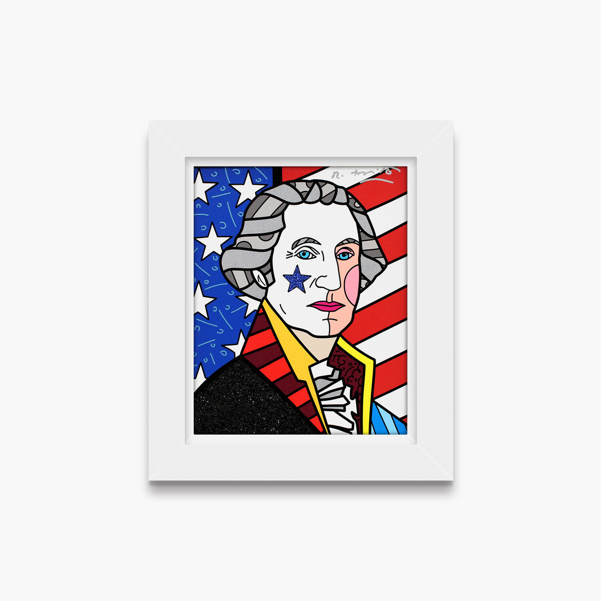 george washington limited edition print  colorful decorative collectible gift idea