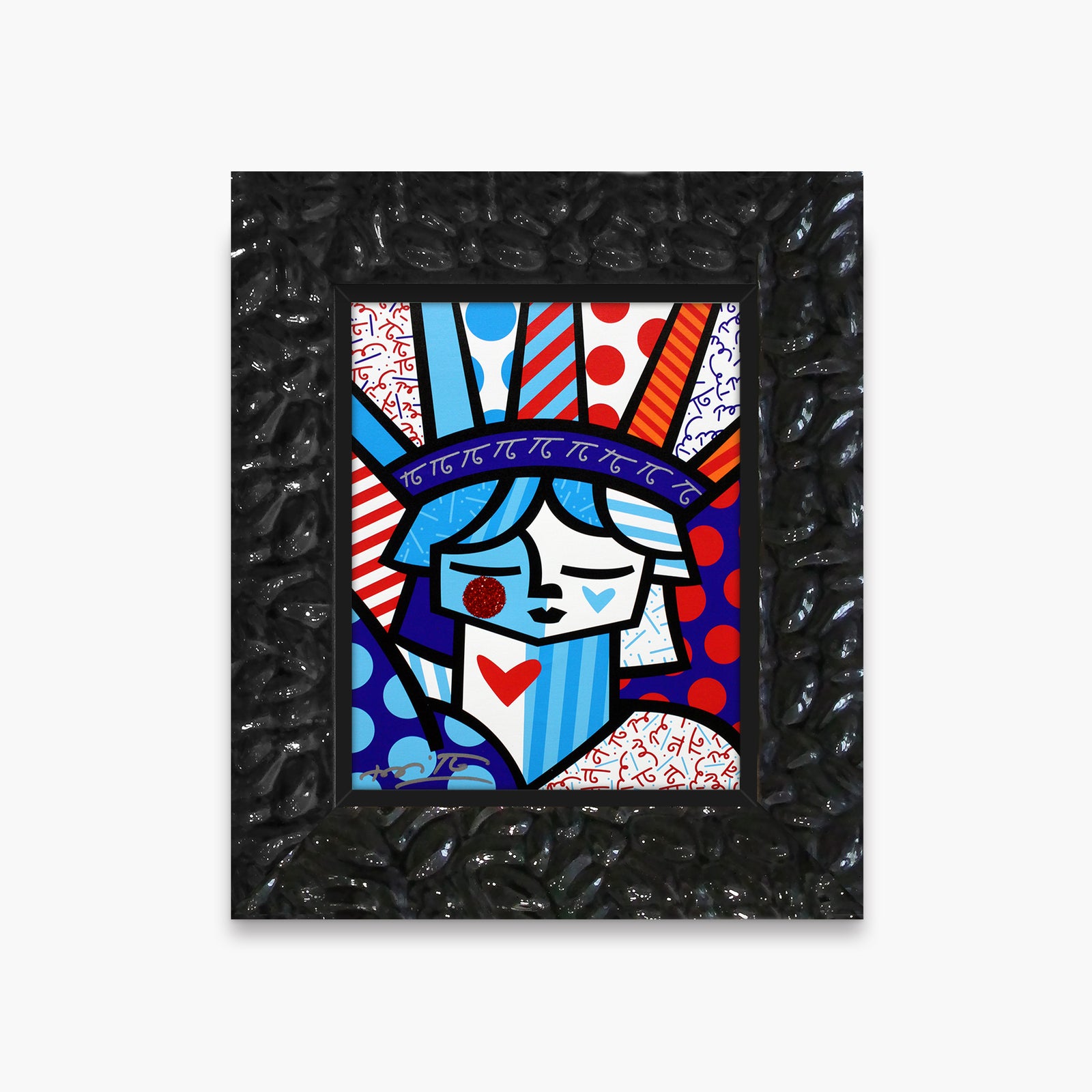 modern pop art freedom limited edition print  vibrant home decor