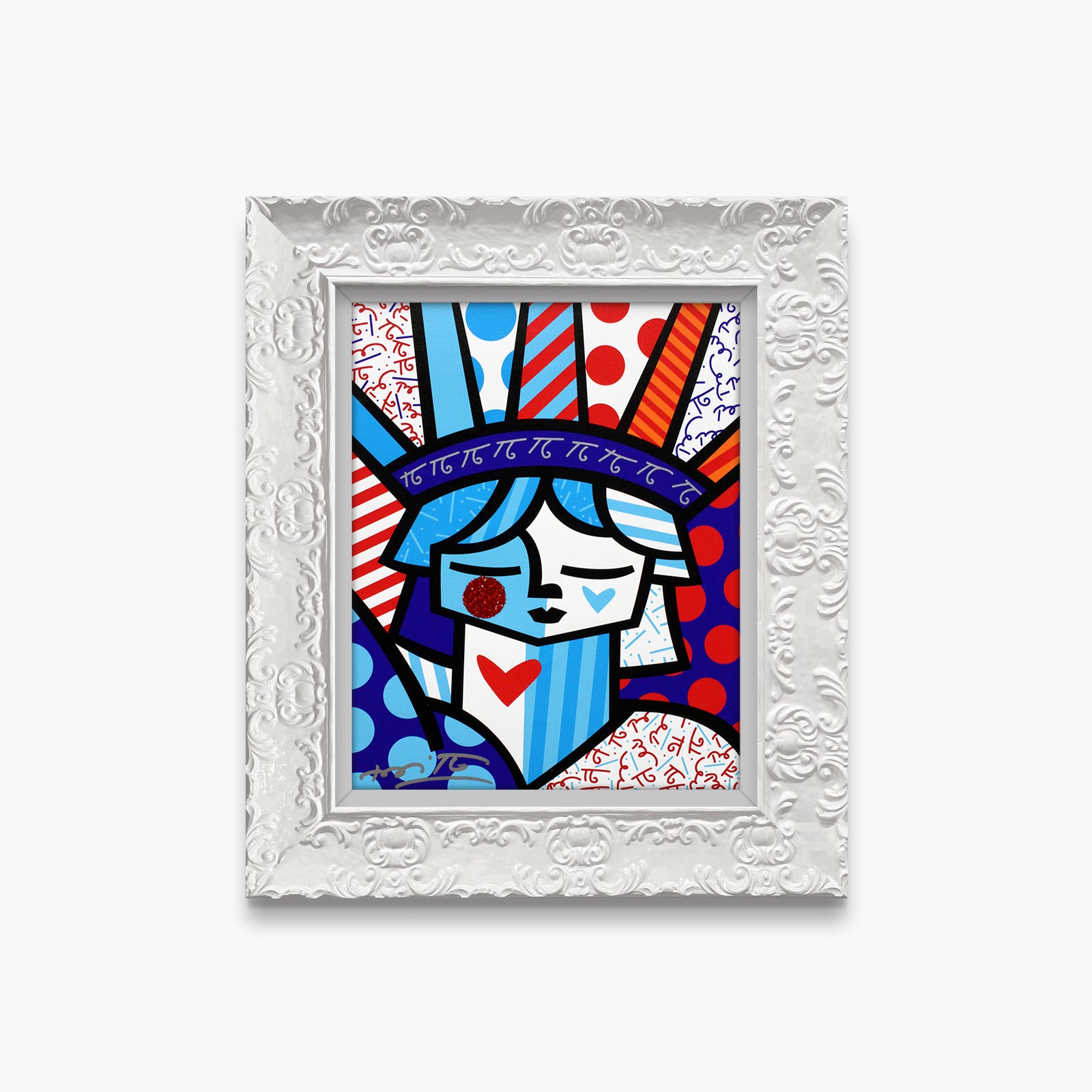 modern pop art freedom limited edition print  vibrant home decor