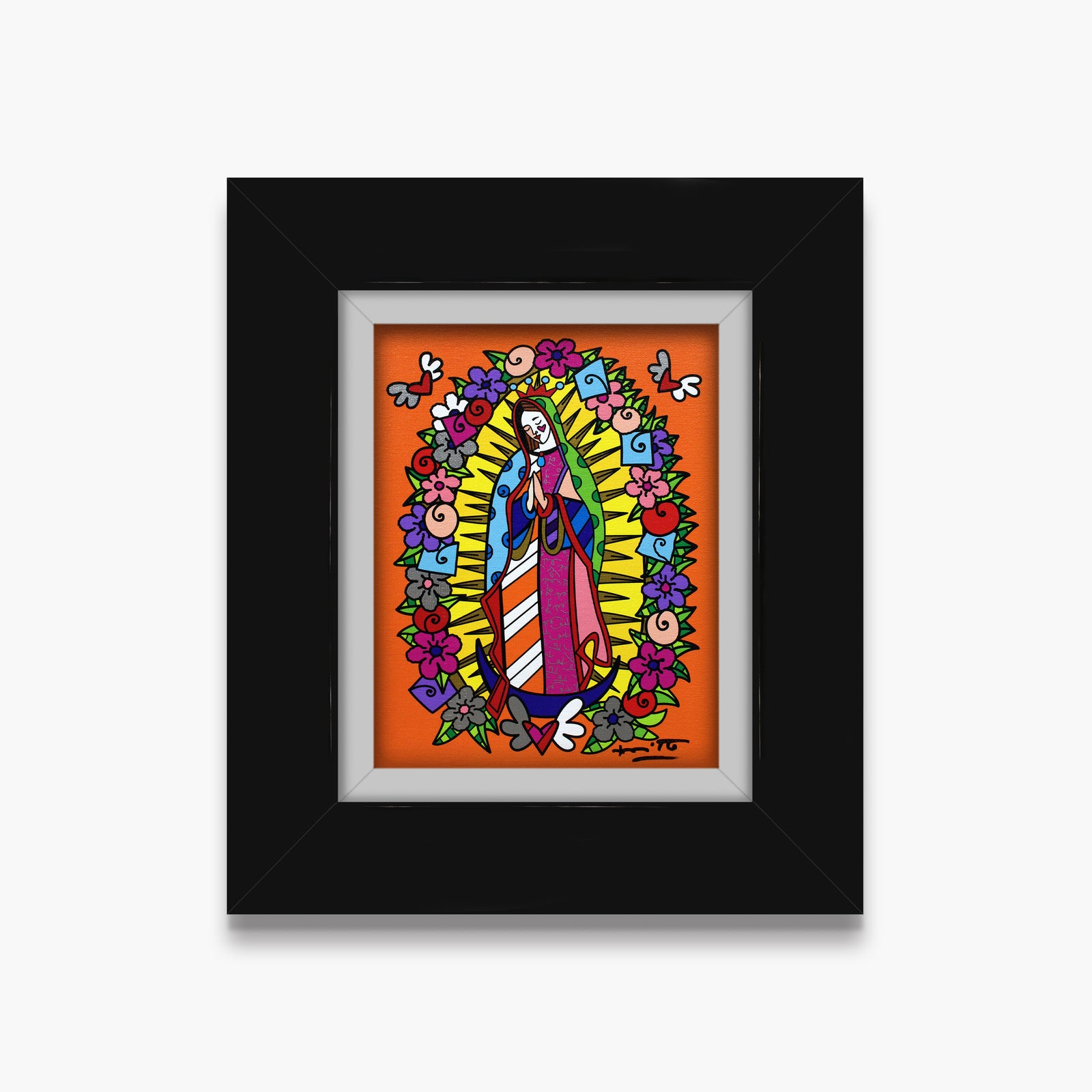 our lady limited edition print  artistic colorful design collectible