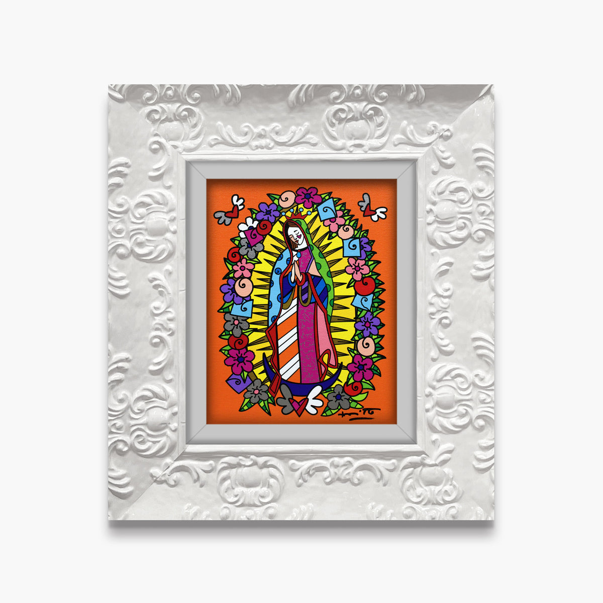 our lady limited edition print  artistic colorful design collectible