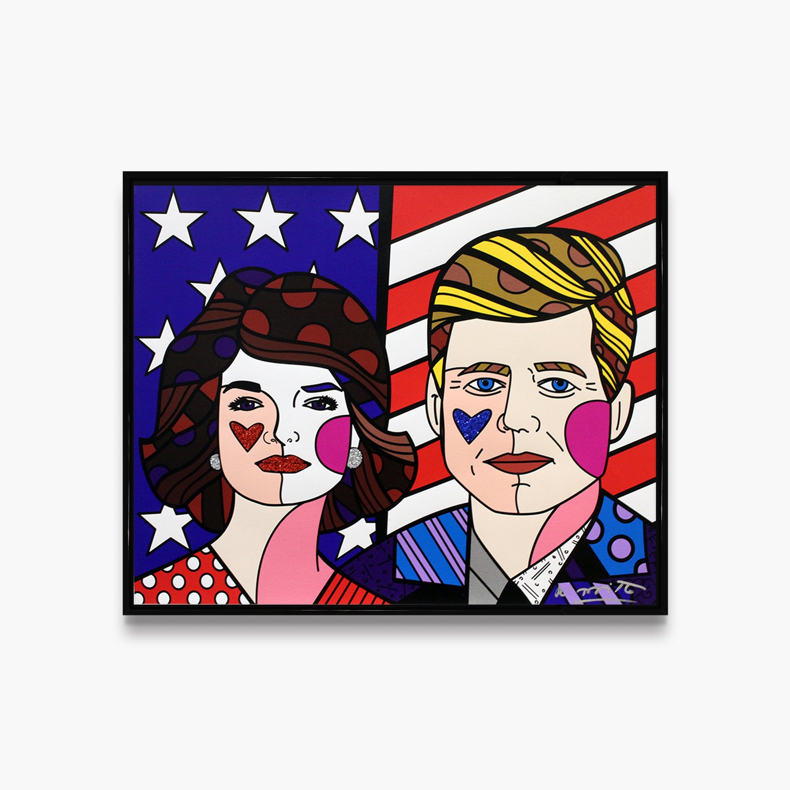 modern pop art american dream limited edition print  vibrant home decor