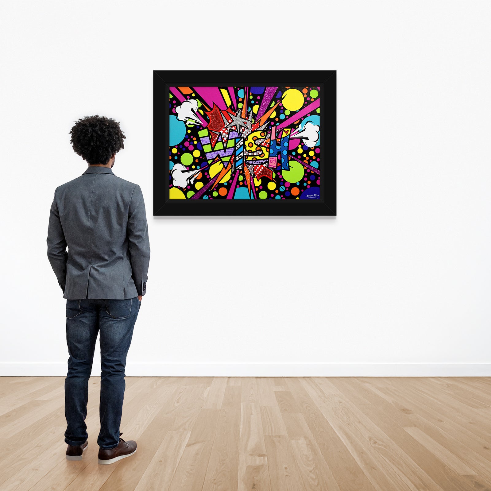 Romero Britto big bang dream limited edition  colorful pop art design