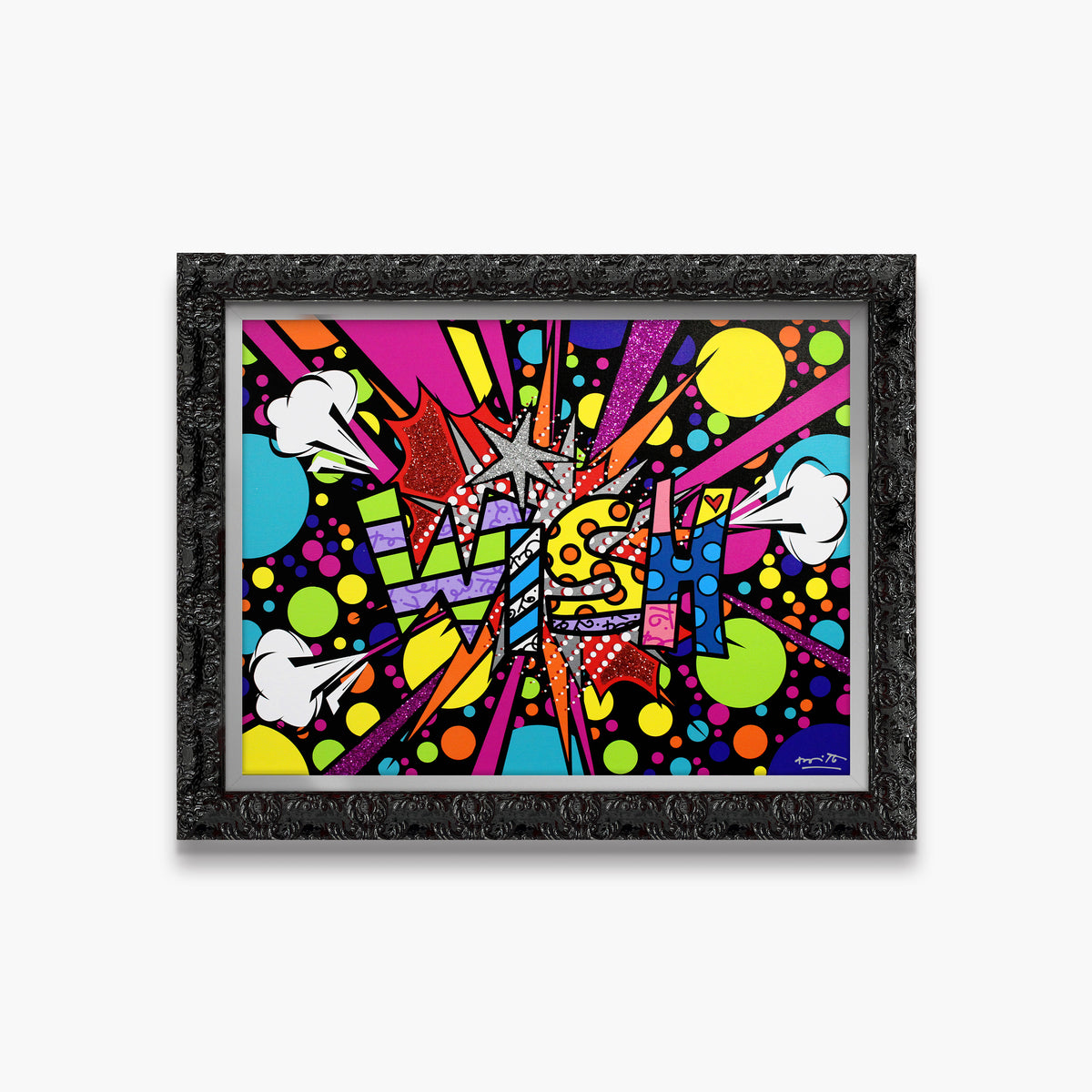 Romero Britto big bang dream limited edition  colorful pop art design