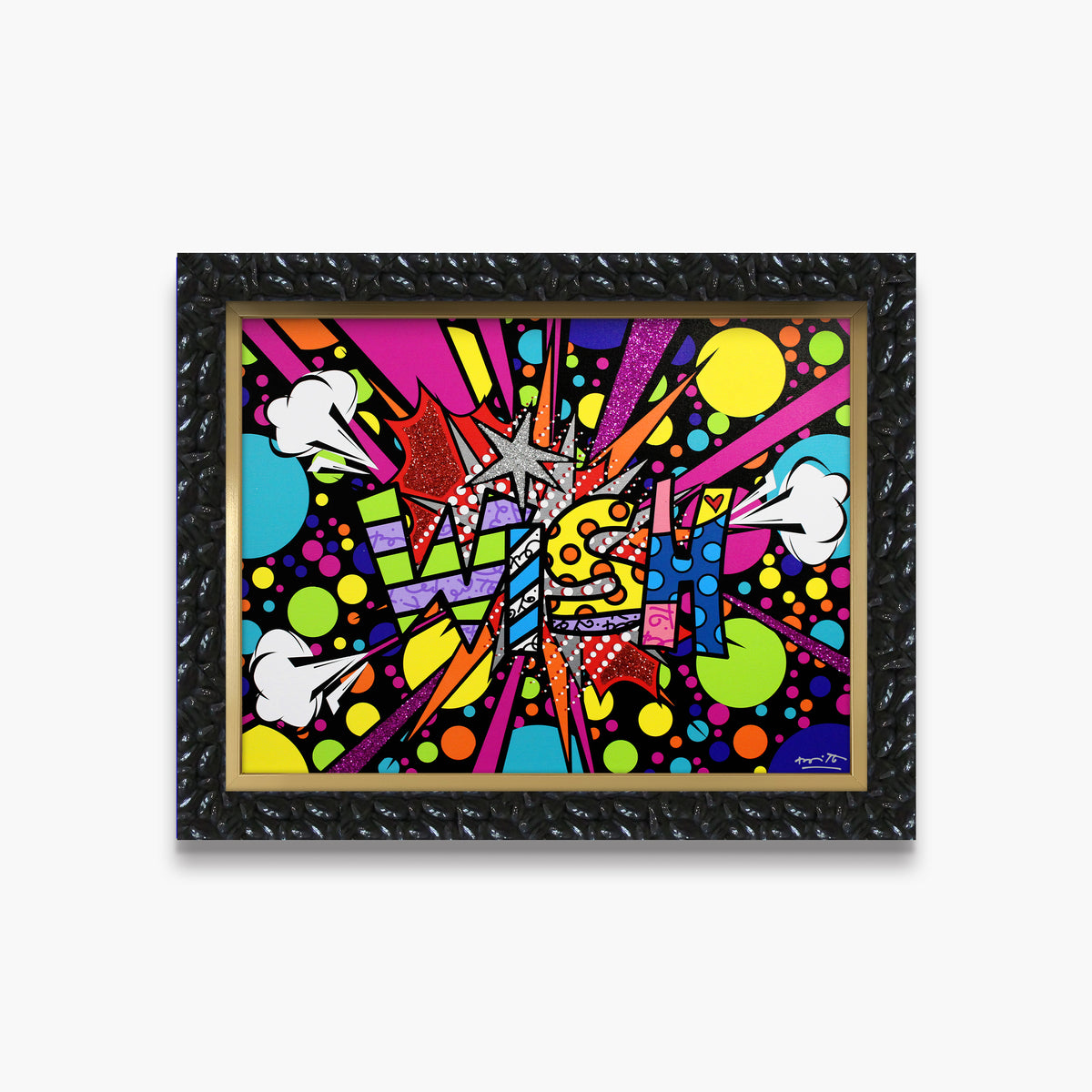 Romero Britto big bang dream limited edition  colorful pop art design
