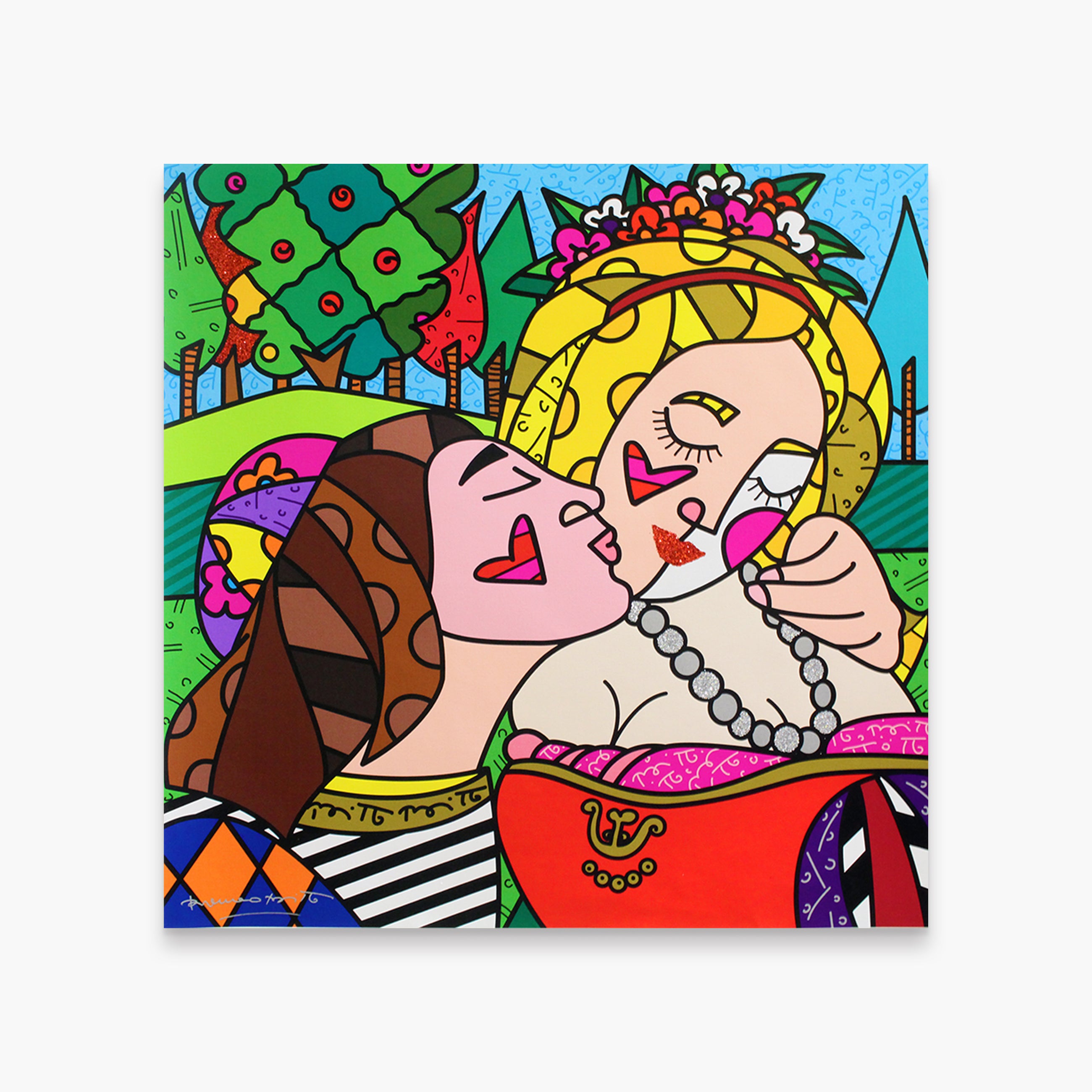 The Kiss - Limited Edition Print - Shop Britto