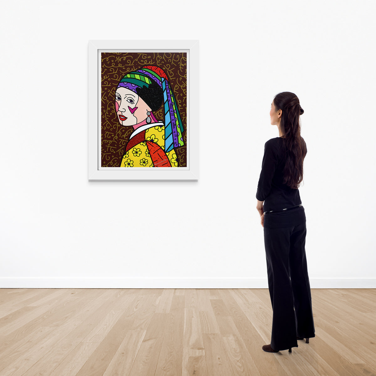 modern pop art dutch icon limited edition print  vibrant home decor