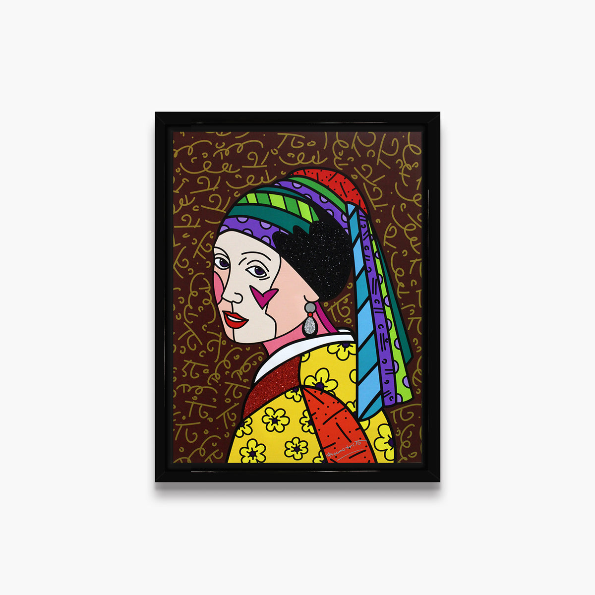 dutch icon limited edition print  artistic colorful design collectible